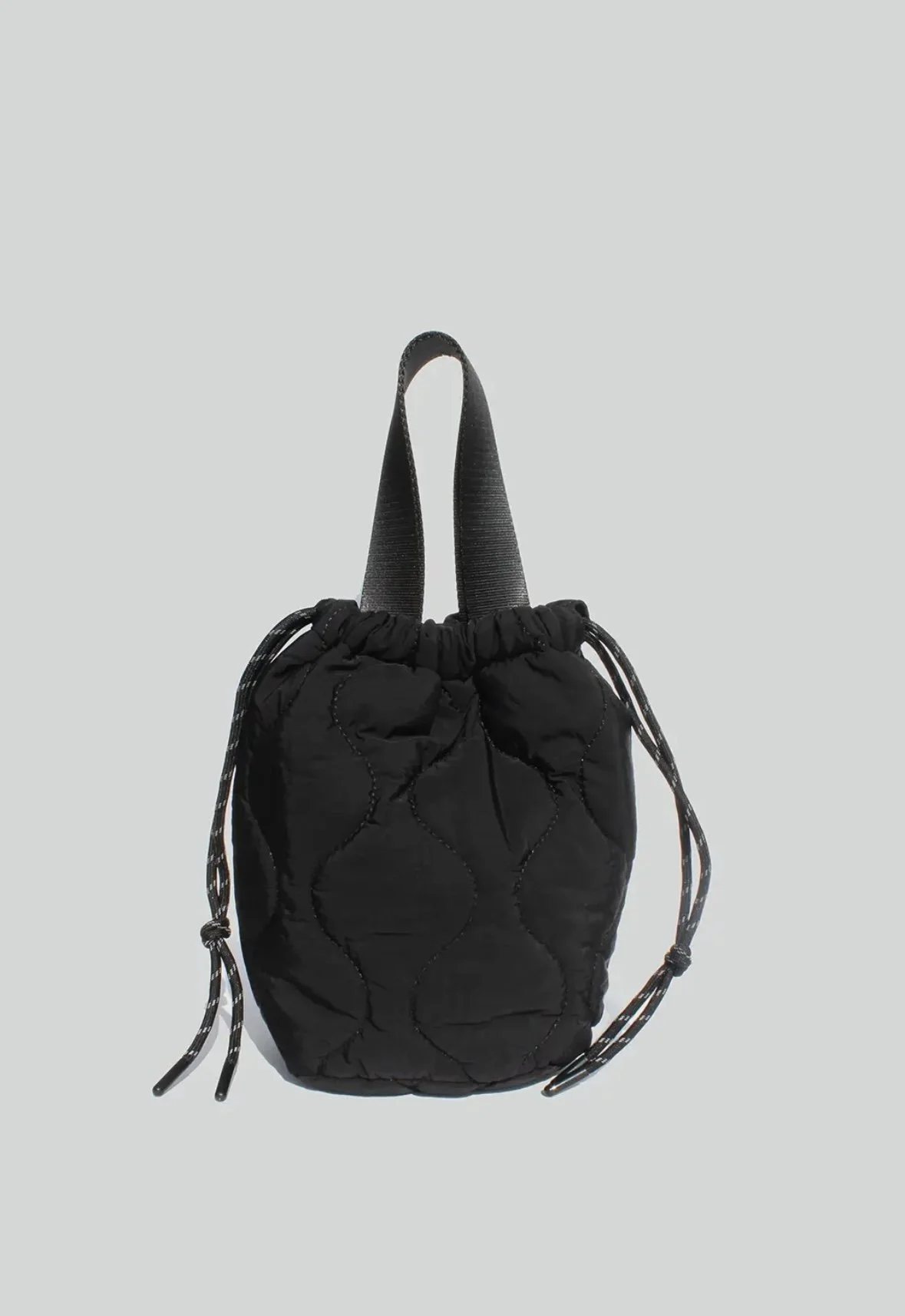 Maeve Mini Quilted Crossbody- Black