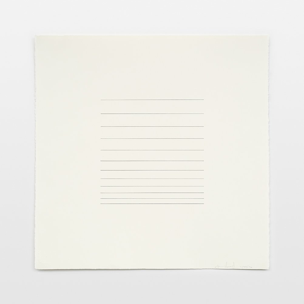 Twelve horizontal lines 11/28/92
