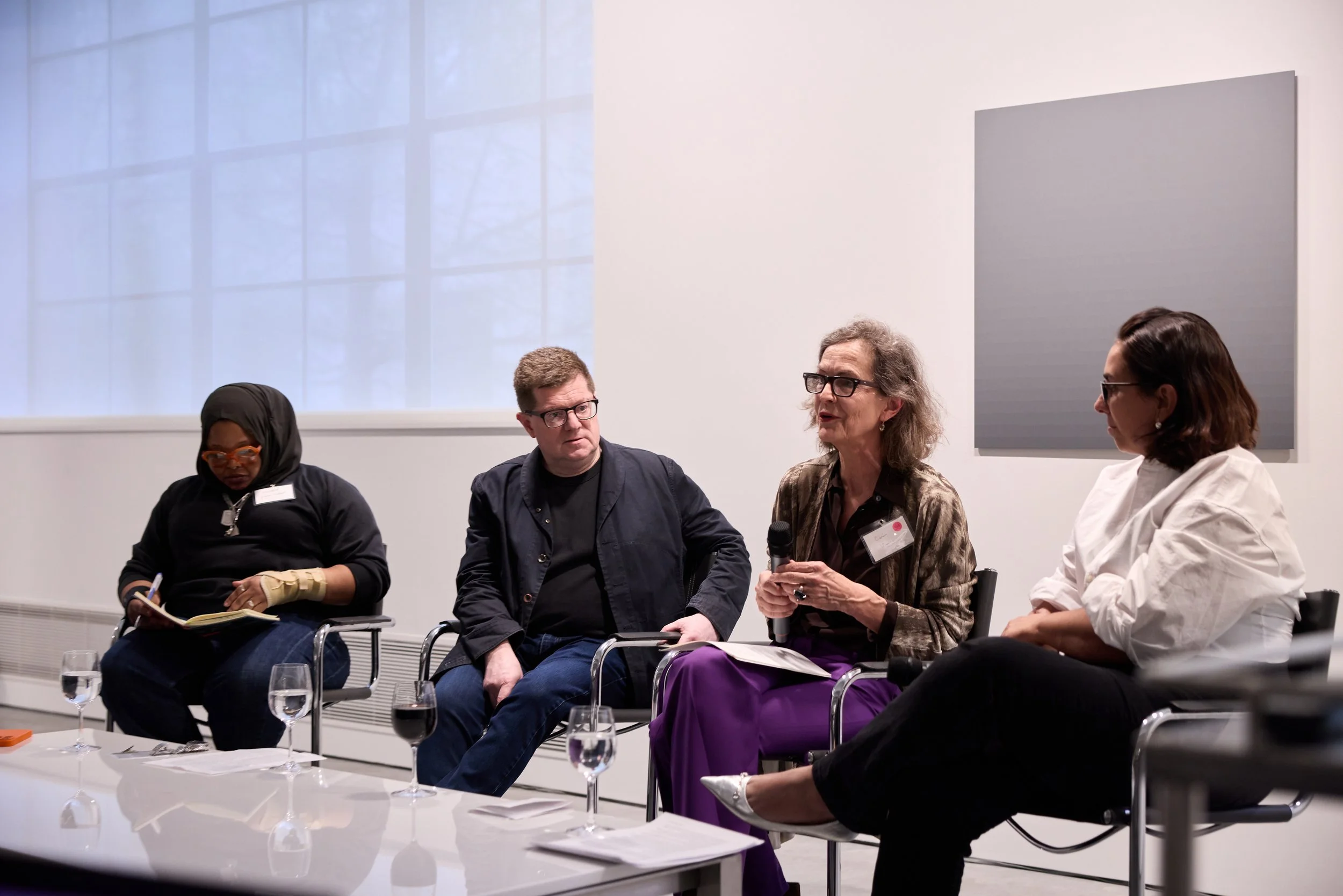  The VLC Producers Council Spring 2026 Event— Gray Matter : A Special  Matter of Intelligence  Seminar hosted by the James Howell Foundation and featuring Josiah McElheny, Kameelah Janan Rasheed, and Laura Bardier, moderated by Carin Kuoni.&nbsp;Phot