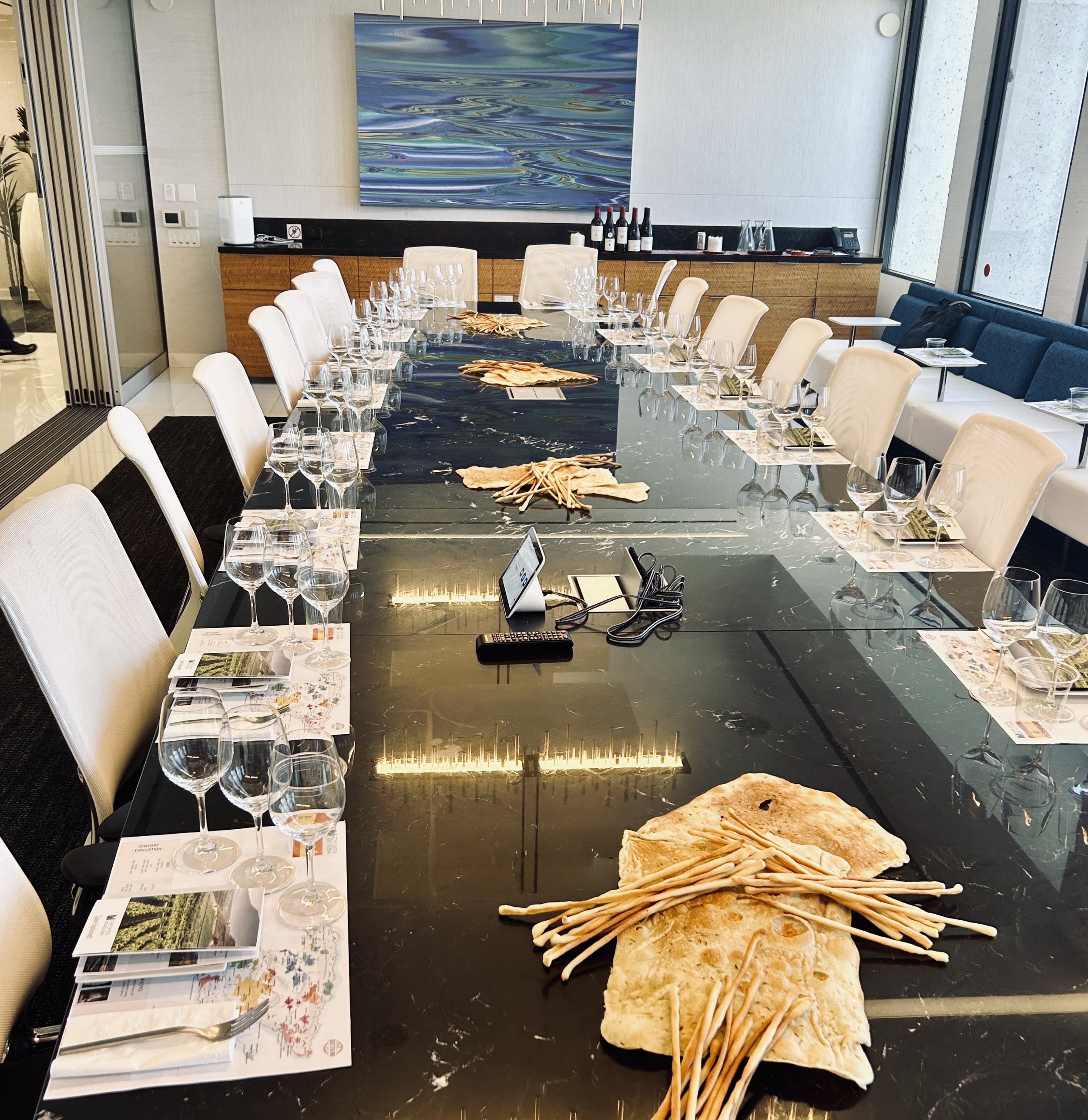 Class in conference room