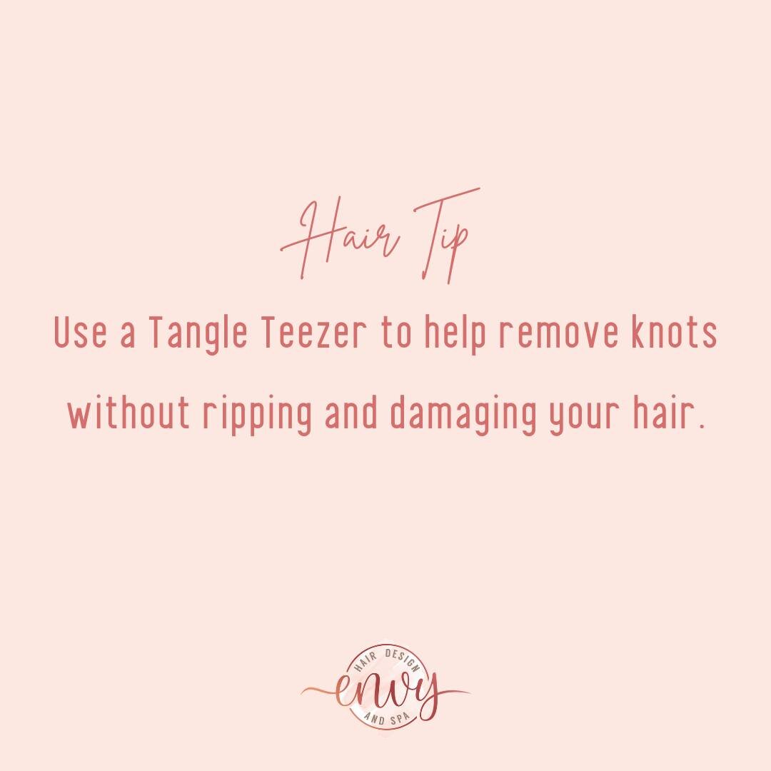 We absolutely love our Tangle Teezer's and swear by them to help protect your hair against damage caused by brushing out knots.  Bonus points that they help smooth the cuticles of your hair to leave your hair healthier and shiner 🤩
