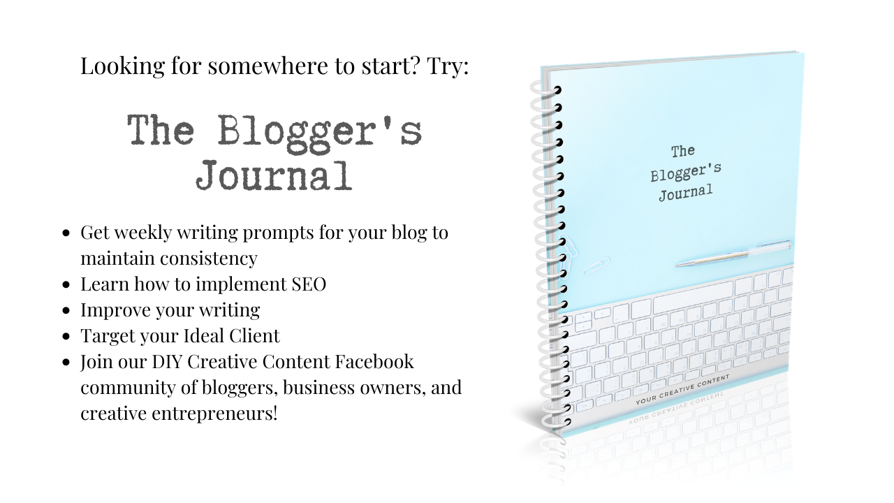 The Blogger's Journal - writing prompts - freelance writer