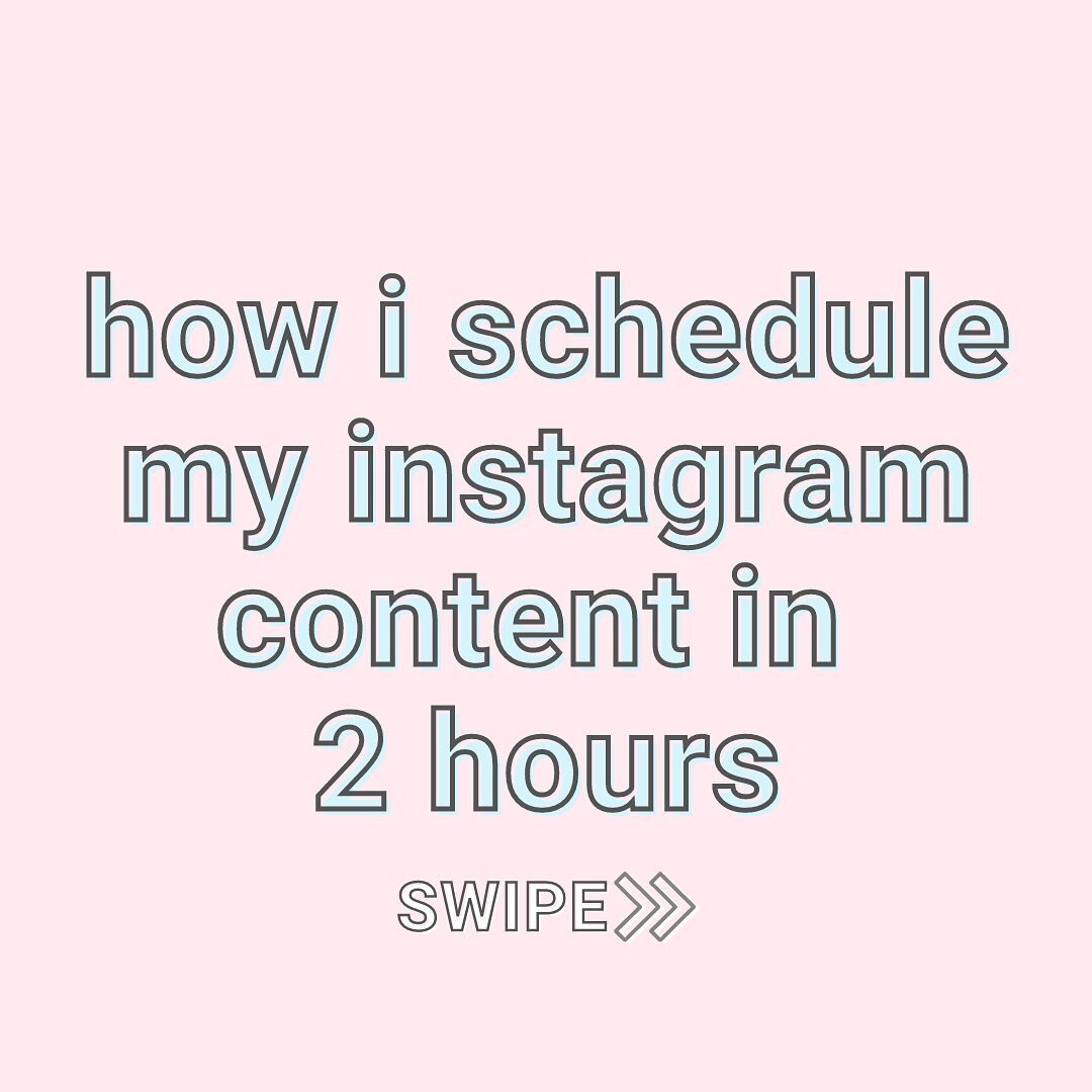 I have 10 clients, which means 90% of my day is spent on social media.⁠⠀
⁠⠀
Because my day-to-day is surrounded by this app, I want to make sure I spend as LITTLE as time possible scheduling content for my clients. ⁠⠀
⁠⠀
In fact, I've created such a 