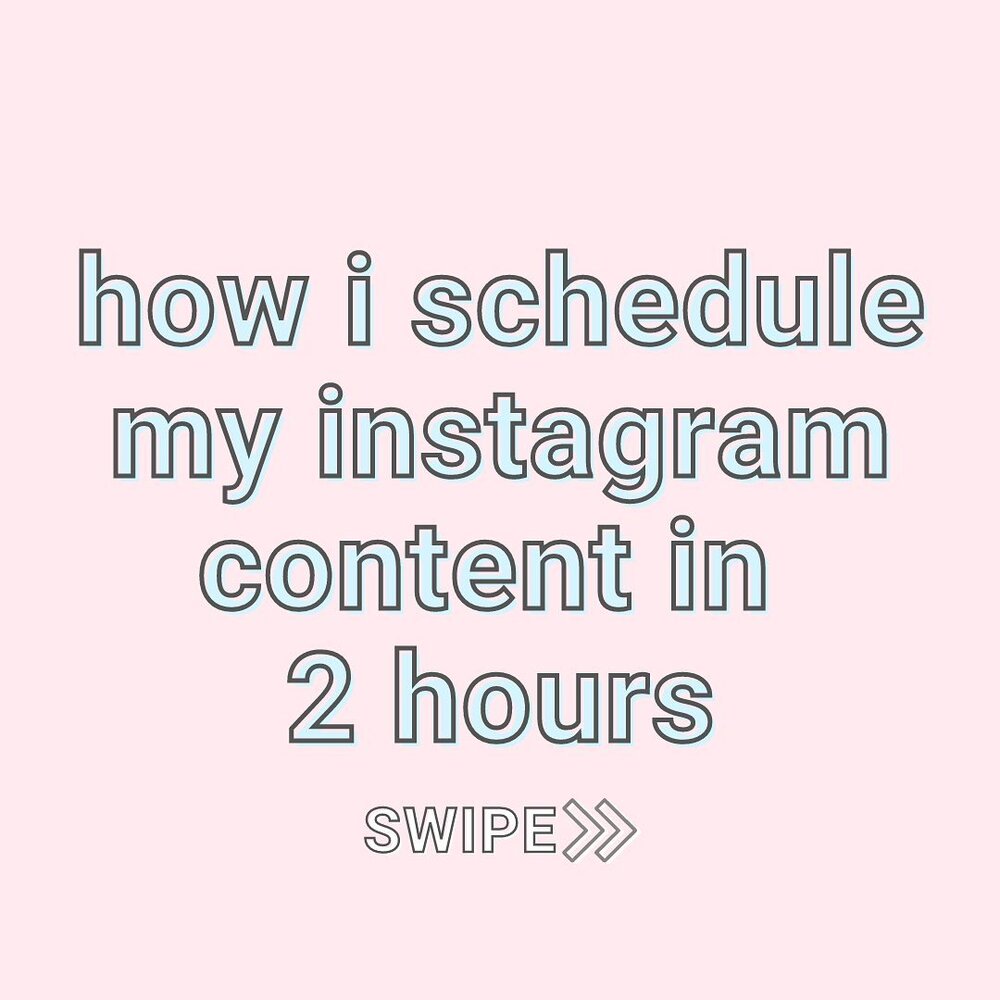 I have 10 clients, which means 90% of my day is spent on social media.⁠⠀
⁠⠀
Because my day-to-day is surrounded by this app, I want to make sure I spend as LITTLE as time possible scheduling content for my clients. ⁠⠀
⁠⠀
In fact, I've created such a 
