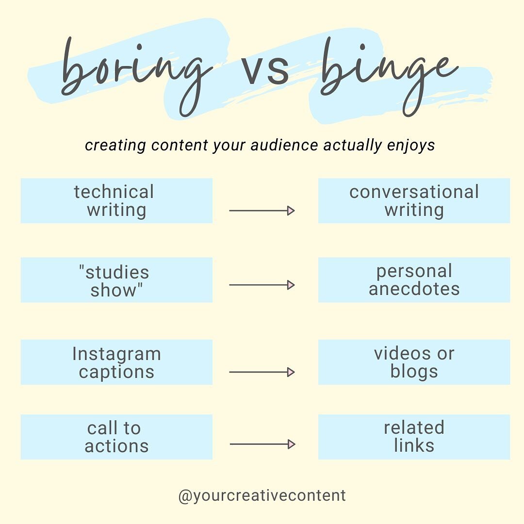 Is your content boring af? There&rsquo;s one way to find out. 

Go to your Insights page (I have an IGTV tutorial if you&rsquo;re not sure how) &gt; Go to Content You Shared &gt; Posts &gt; Select Saves and then Shares. 

Does it say 0? Then we&rsquo