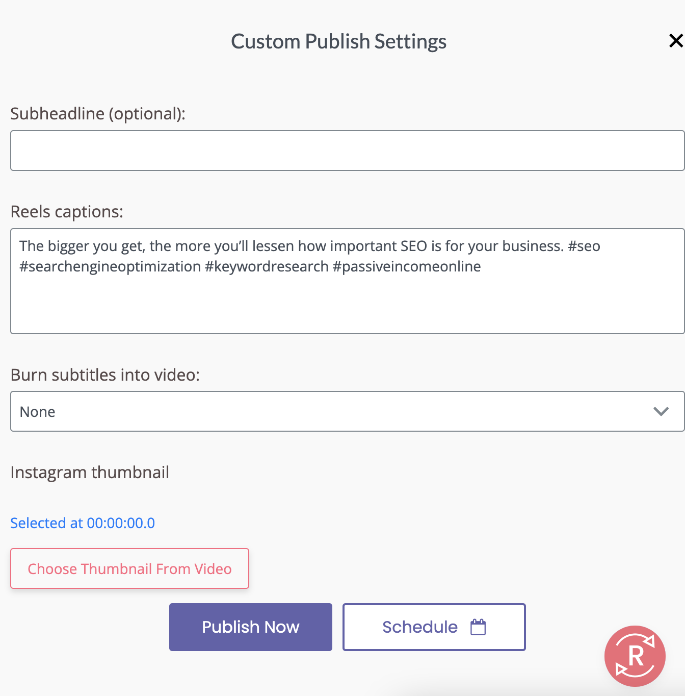 Manually publishing Tik Toks on Repurpose.io