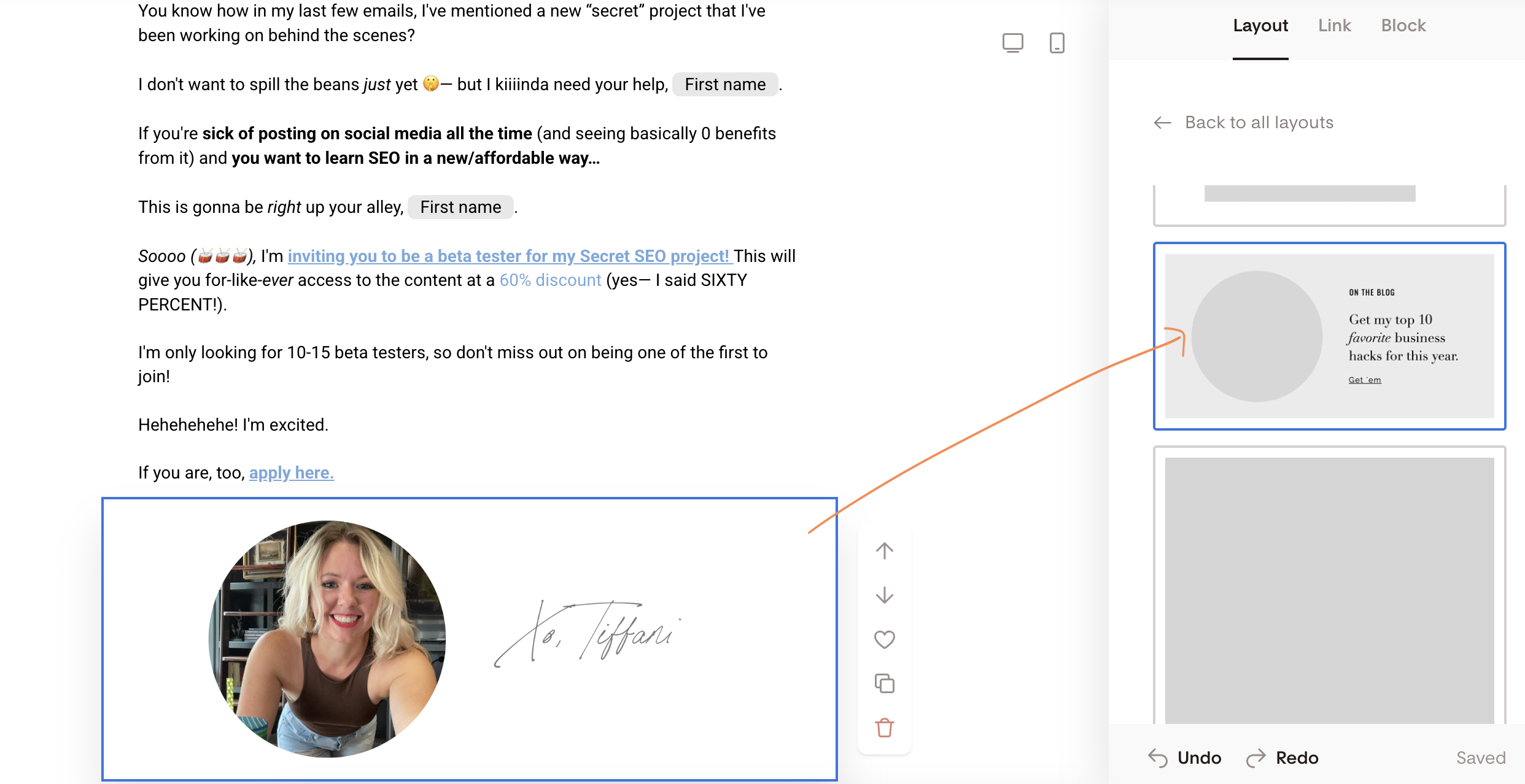 newsletter content ideas