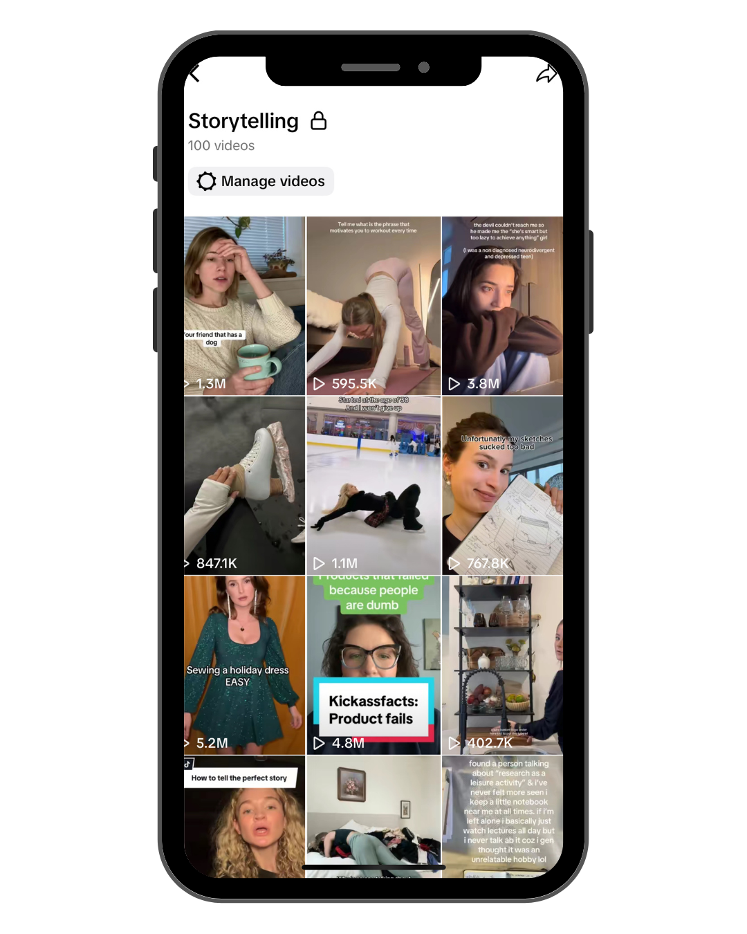 how to learn storytelling through TikTok