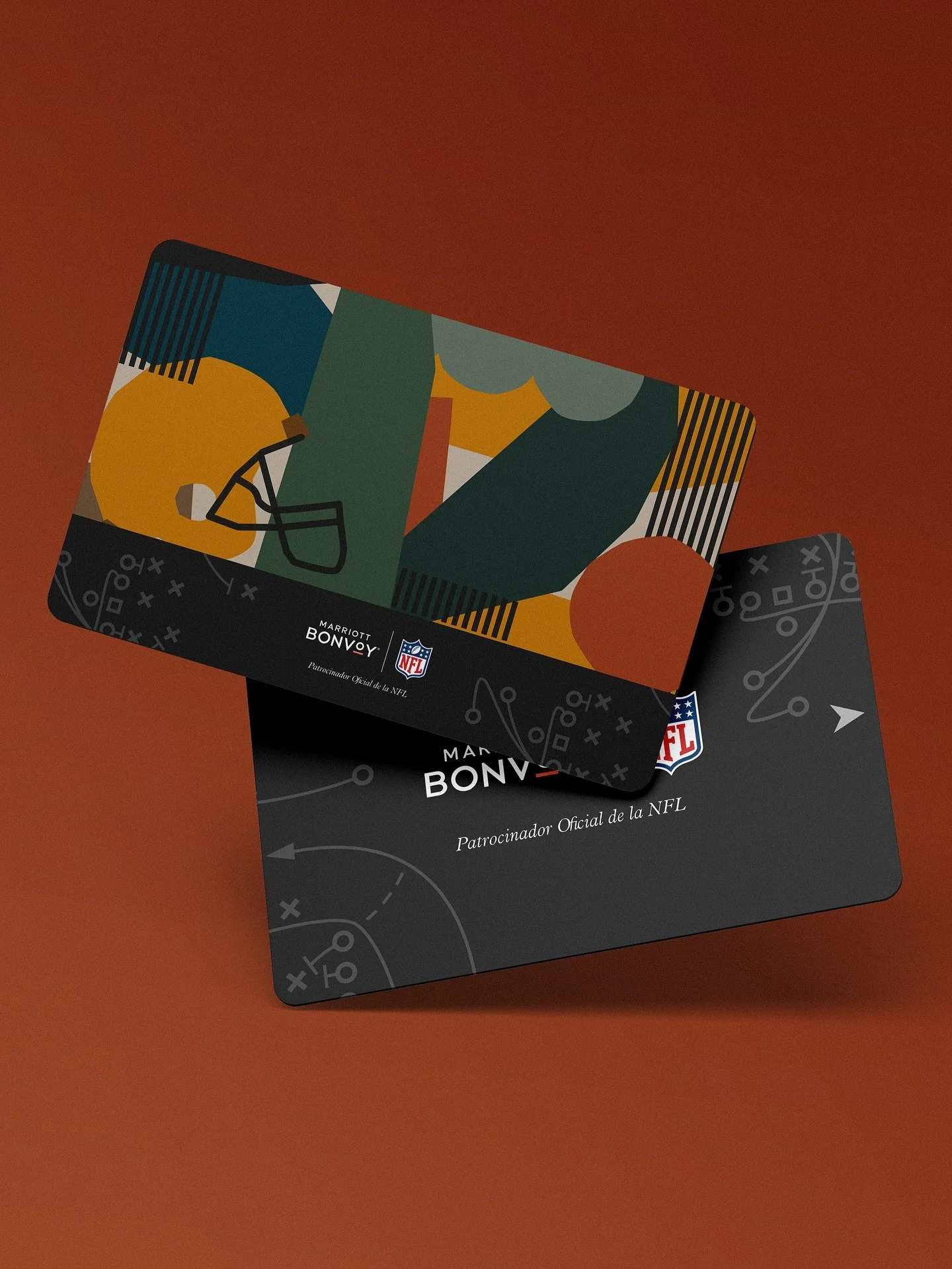 #MarriottPartner &ndash; For the @nfl fans in M&eacute;xico! 🏈 Had a sick time designing this keycard (Keysake) for @marriottbonvoy and NFL.

Enter for a chance to go to Super Bowl LX 🏈🤫 Basically, all you have to do is to Collect the digital vers
