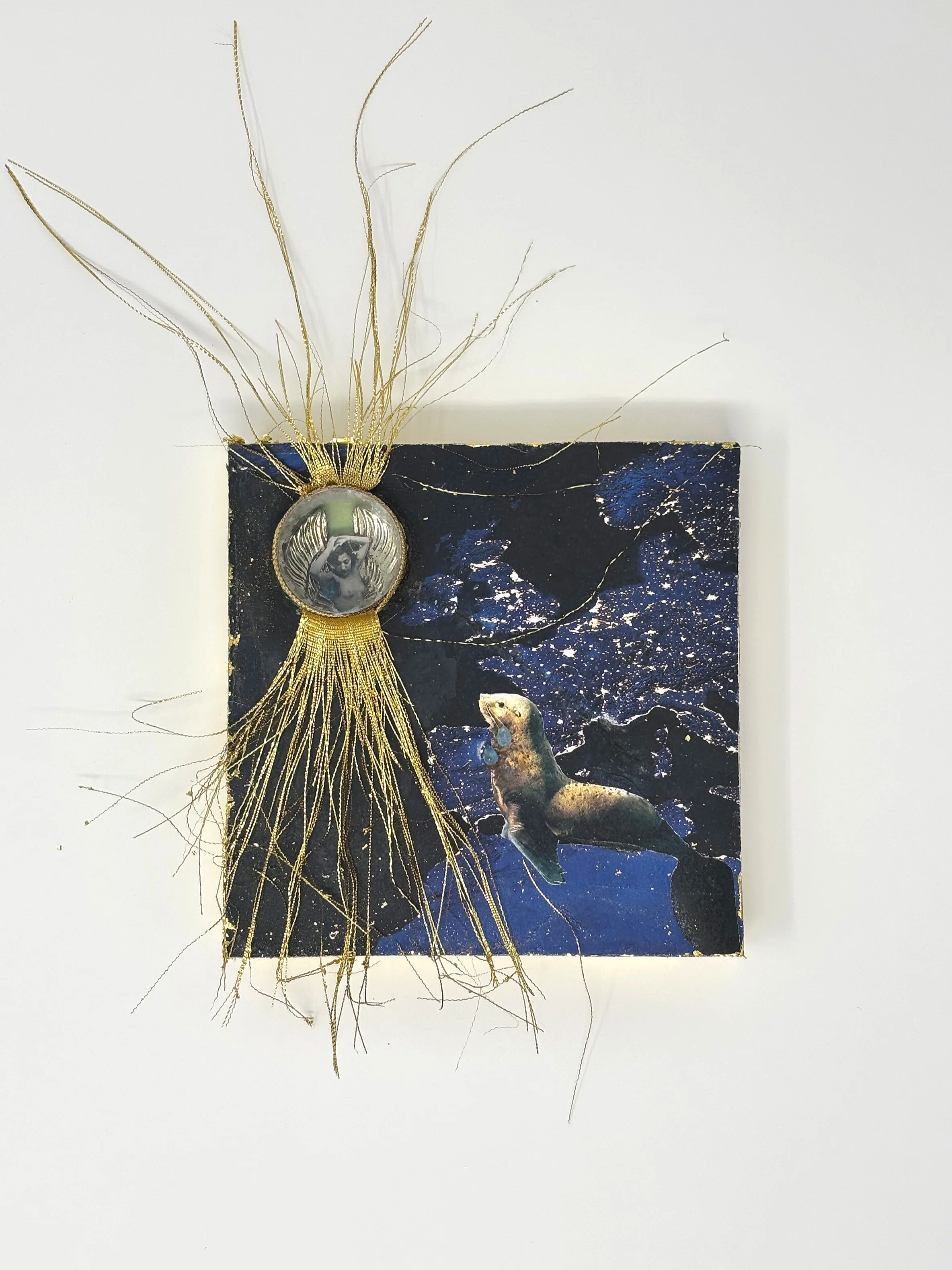 The Seal Wife - Mixed Media - 4" x 4" x 1" - 2026