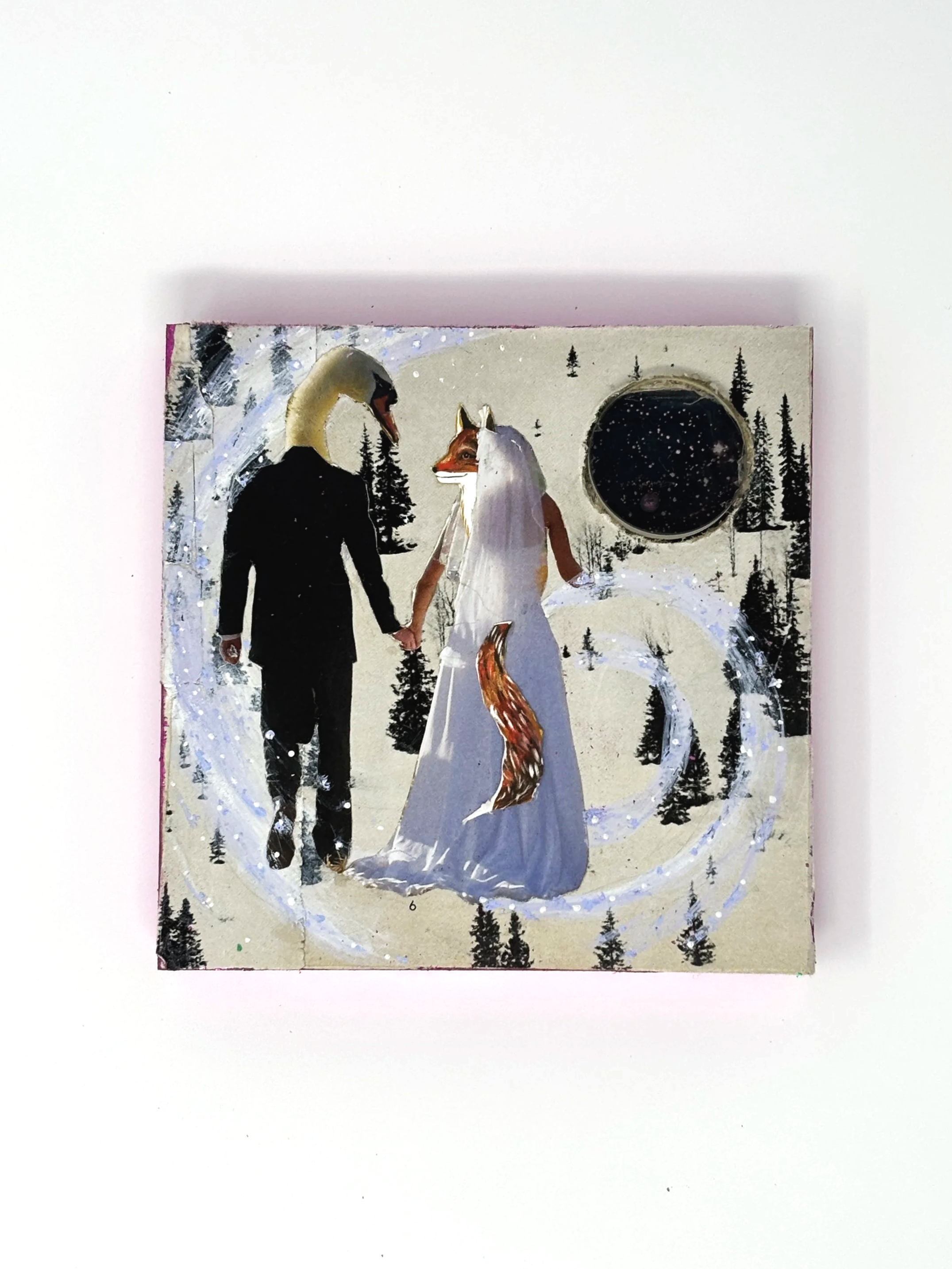 The North Star - Mixed Media -  4" x 4" x 1" - 2026