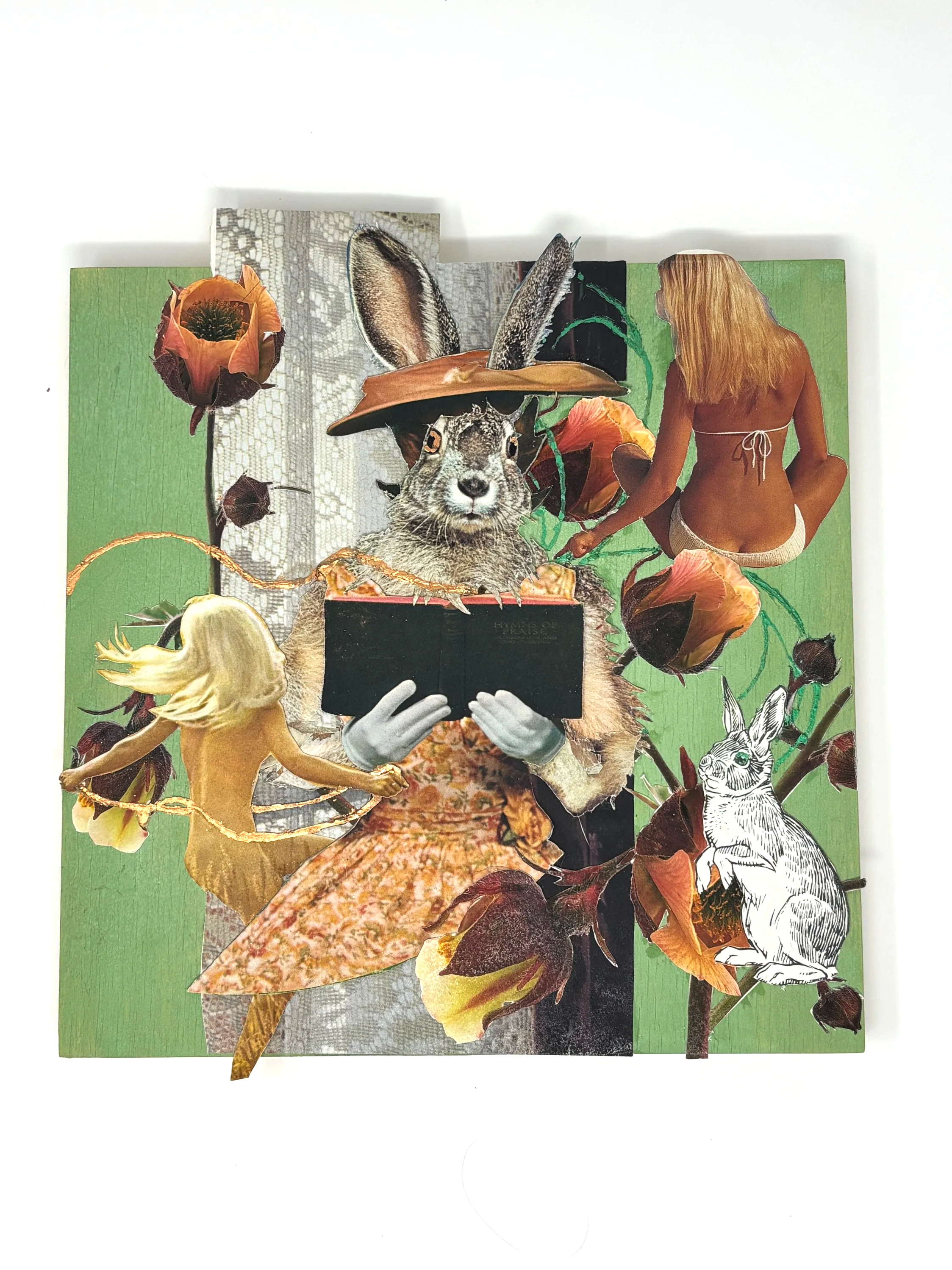 The Influencers - Mixed Media - 10" x 10" x 1" - 2026