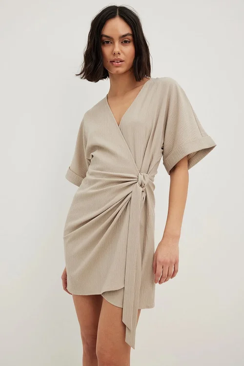 pinstripe linen sleeveless dress Theoria Mini Dress Black Pinstripe – LUXMII