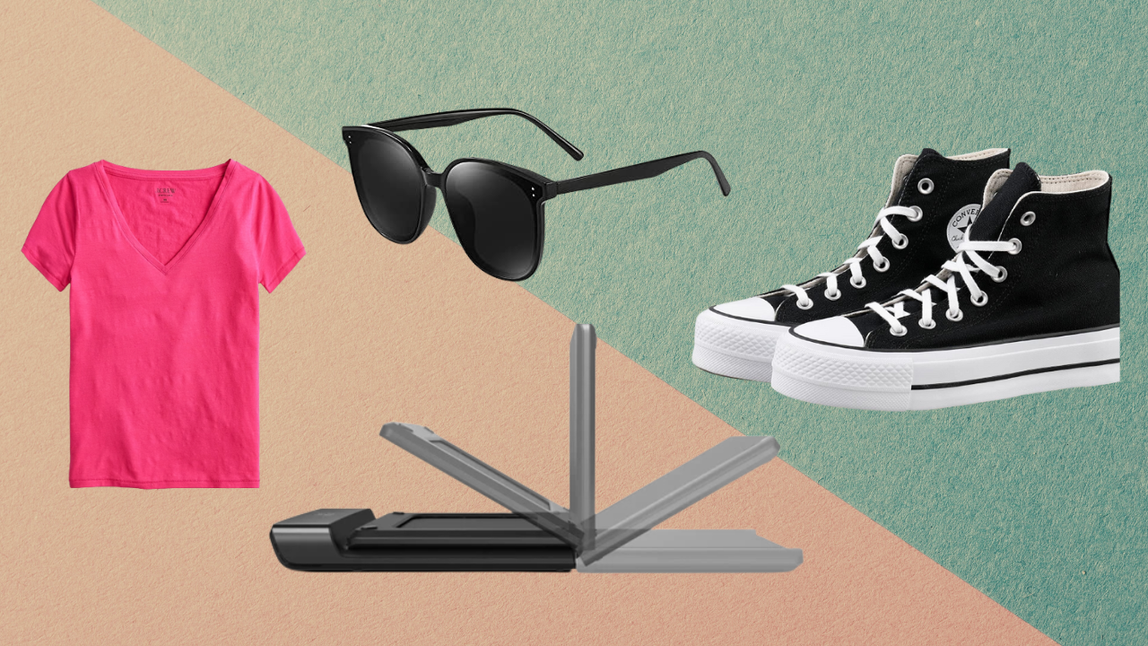 Faves: Neon Linen Tops, Converse Platforms, Folding Treadmill &amp; $12 Sunnies