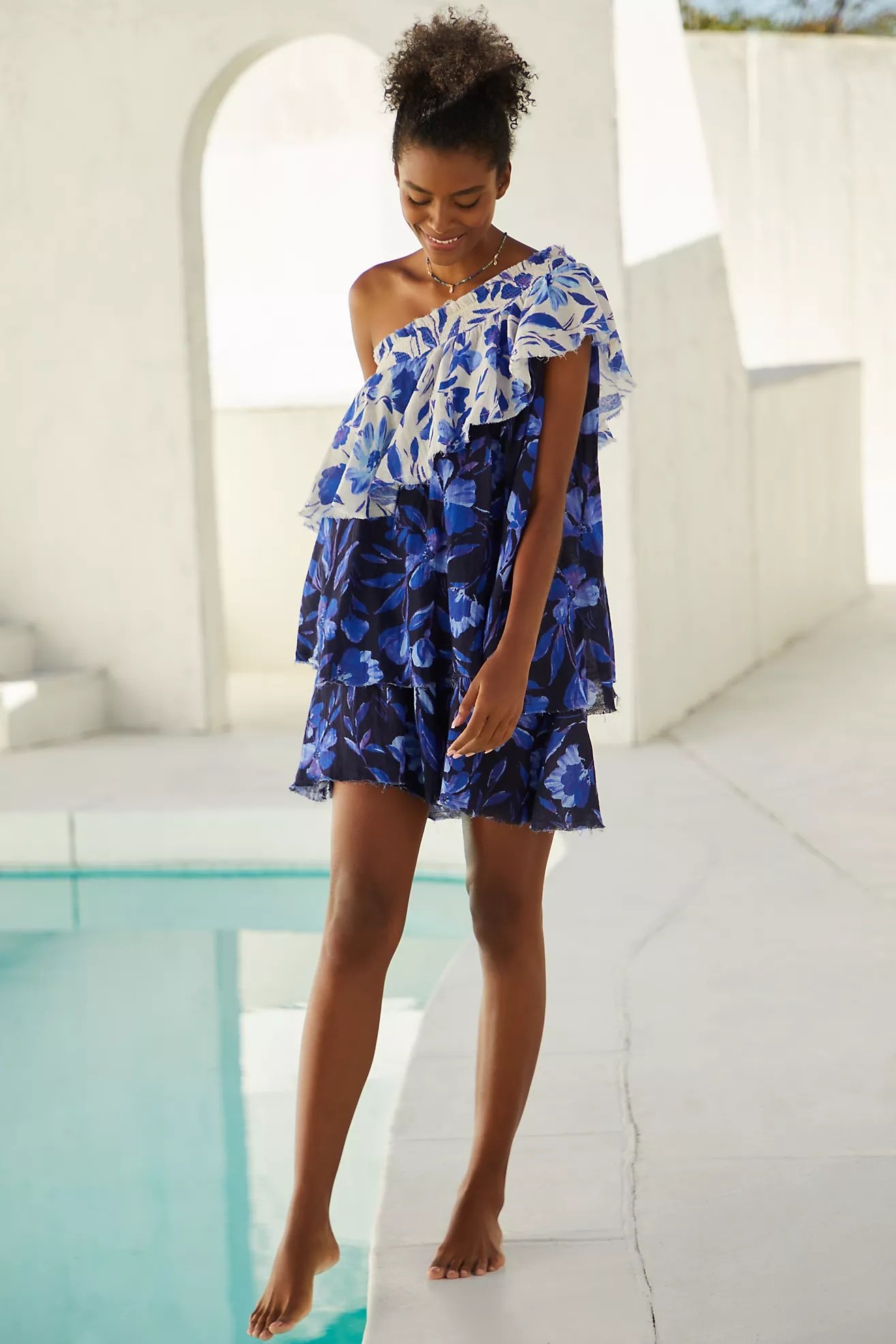 By Anthropologie Easy One-Shoulder Dress