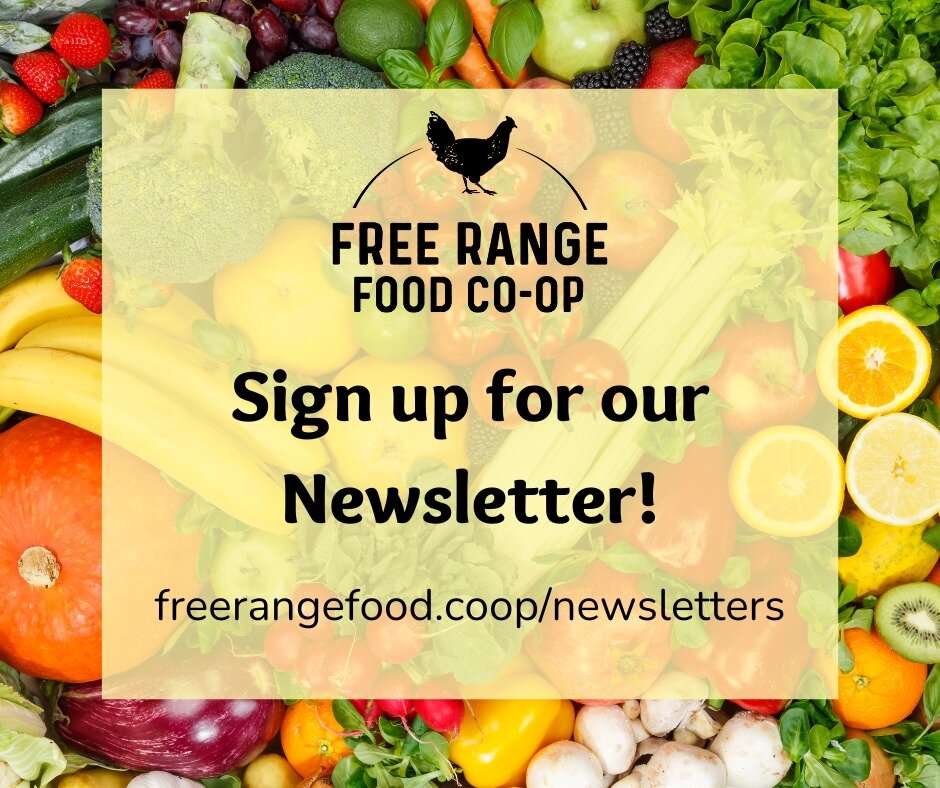 Are you signed up for our #newsletter? Do you need to catch up on the latest? 

Go here: www.freerangefood.coop/newsletters