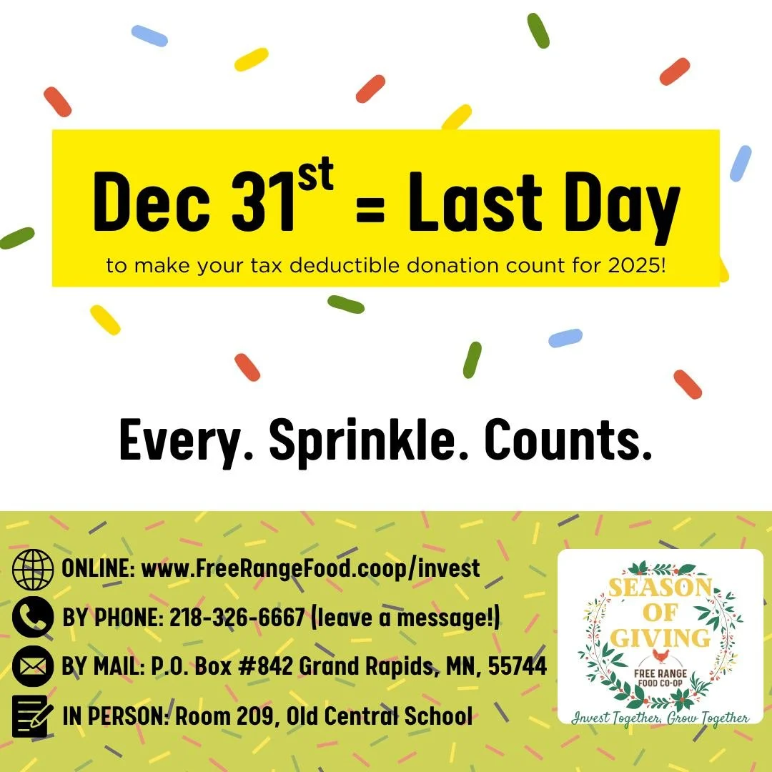 Today marks the FINAL DAY of our 2025 Season of Giving Campaign! 🎁

Haven't contributed to the Season of Giving campaign yet? There's still time to close-out 2025 as an investor in our community's future. 

If you'd like your contribution to be tax-