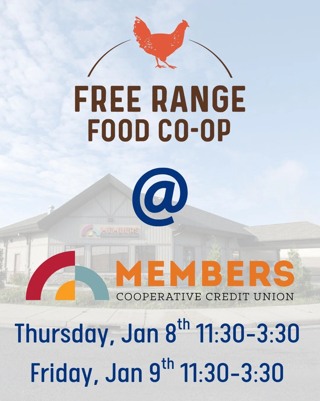 Visit us this week at @membersccu in Grand Rapids! Future neighbors of our food co-op, our friends a Members CCU invited us to set up a table in their lobby to chat with folks about the beauty of co-ops and what they can do for our community!

Did yo