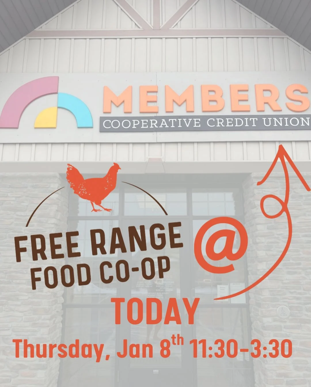 All credit unions are cooperatives (aka co-ops) WHICH MEANS
all co-ops abide by the same universal principles, one of them being, P6 - co-ops helping co-ops!

We're thankful our friends, and future neighbors, at @membersccu in Grand Rapids for inviti