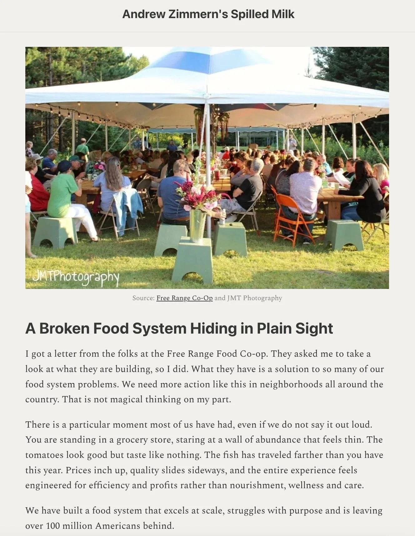 The Campaign Team has been hard at work trying to find unique ways to raise the funds needed to build our store and increase awareness about our food co-op, and others like us!

A volunteer wrote a letter and sent it to celebrity MN based chef, @chef