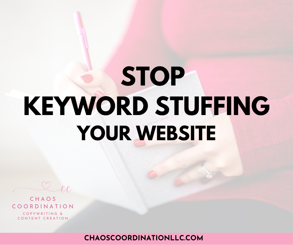Stop Keyword Stuffing Your Website!