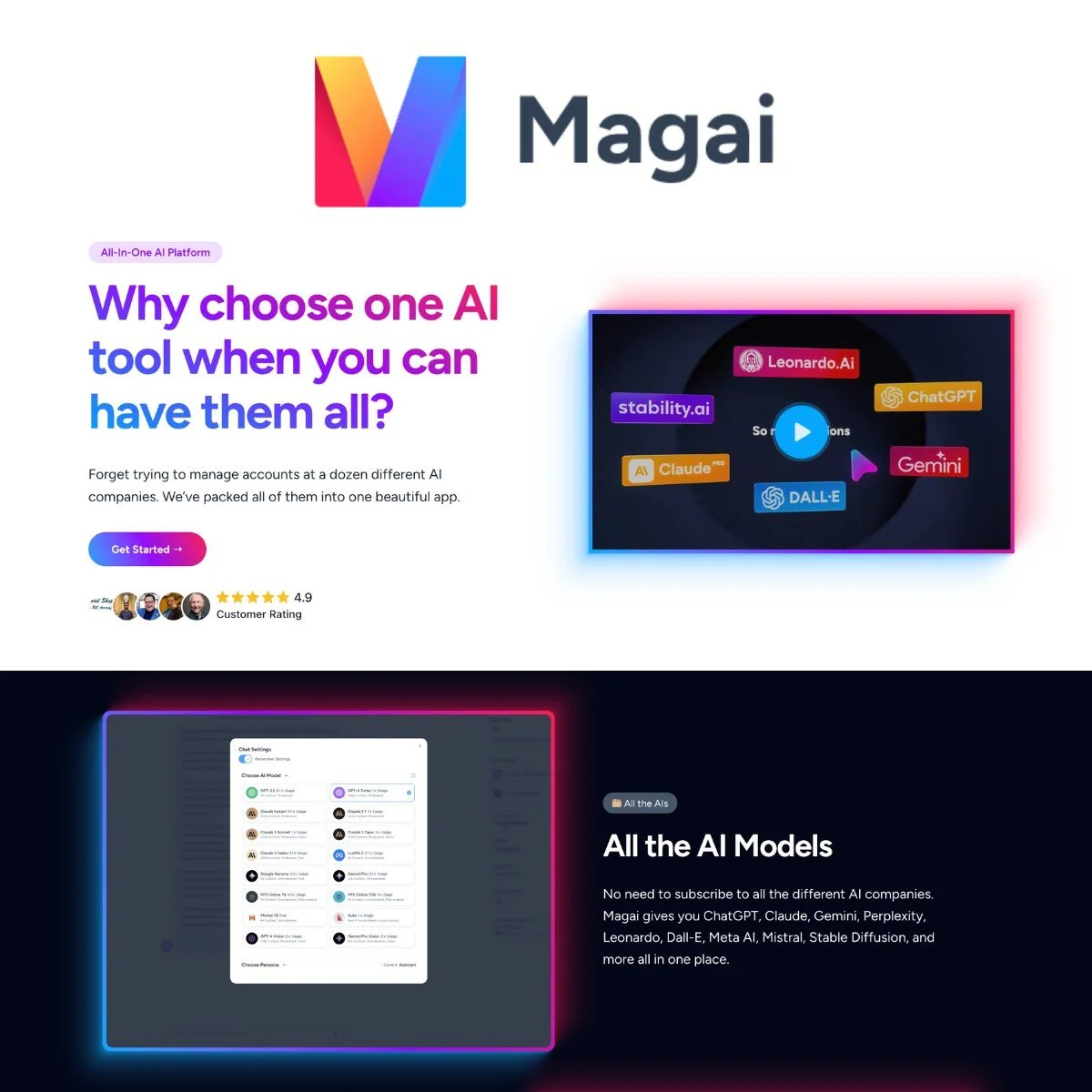 Magai AI tool for business