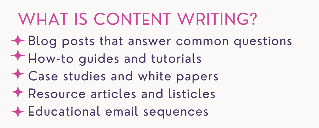 what is content writing what is seo writing