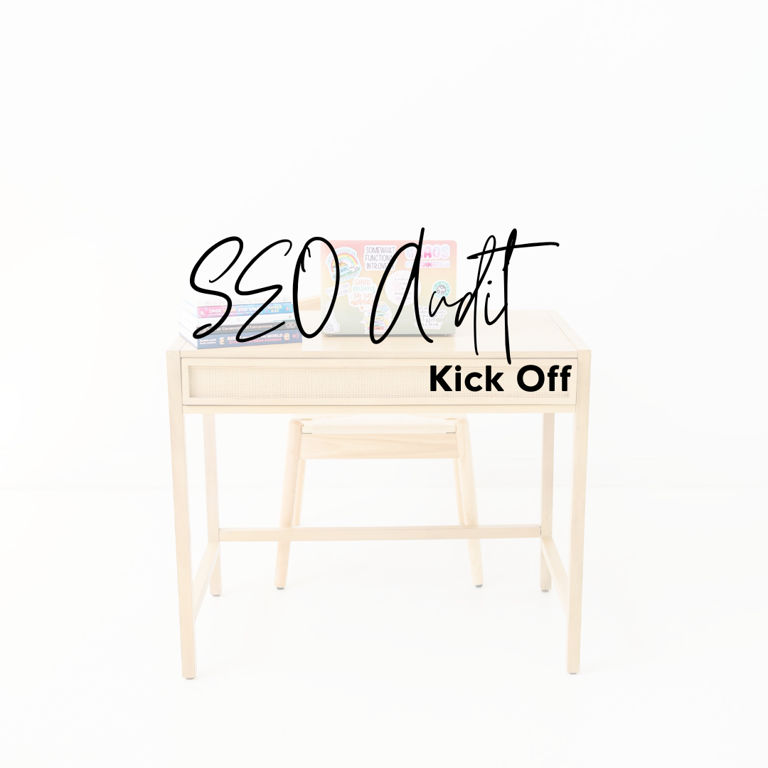 SEO Audit Kick Off Schedule