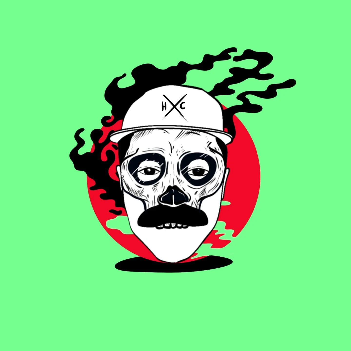 Day 4️⃣ 
And the word is “Murky”. I had no idea of the meaning so I looked it up and it said: cloudy, dirty, dark, foggy… and this is my interpretation of it from my “template” which is the face of my friend @sabas_stuf