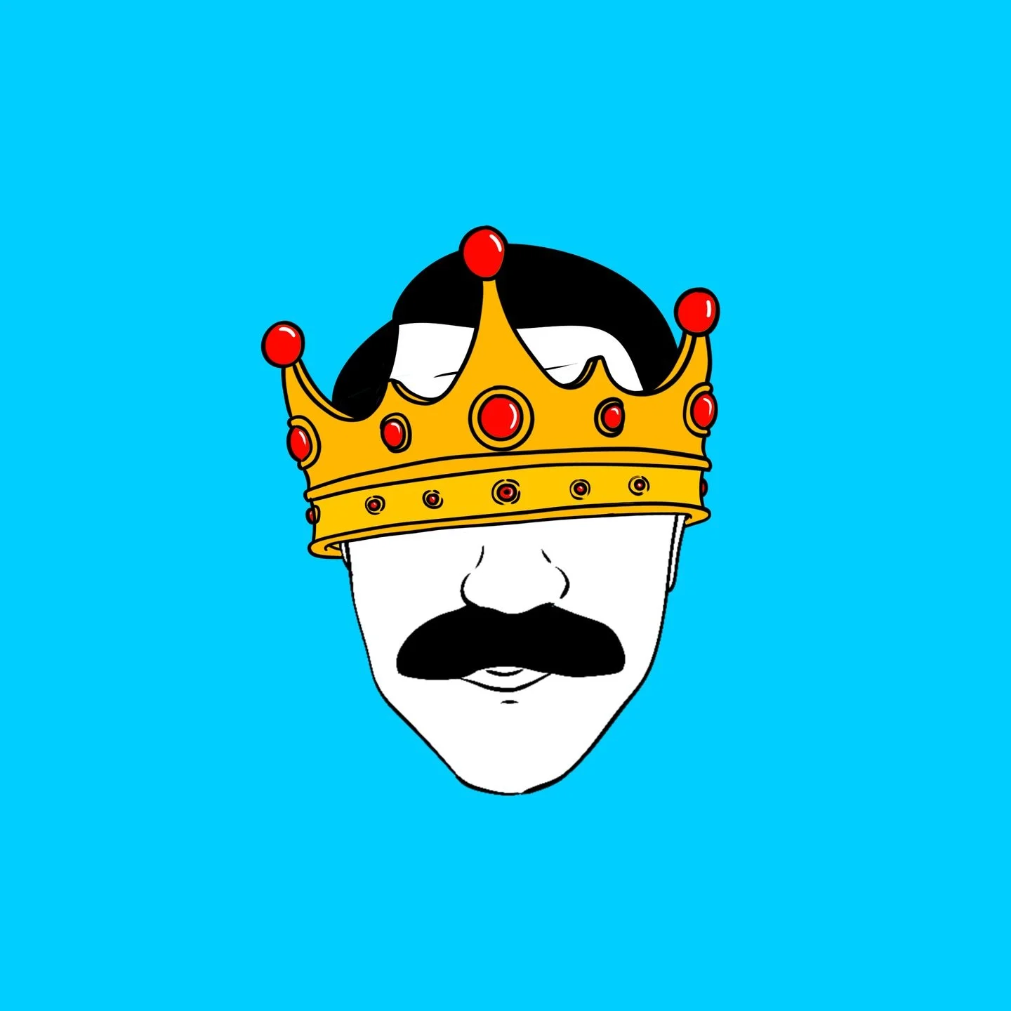 Day 3️⃣ #inktober 
Today was “crown”.
I guess you are getting the idea of the main concept here 😂 . What is also challenging is to create something from the first mustache of @sabas_stuff . Let’s see what I will do tomorrow. 
#inkt