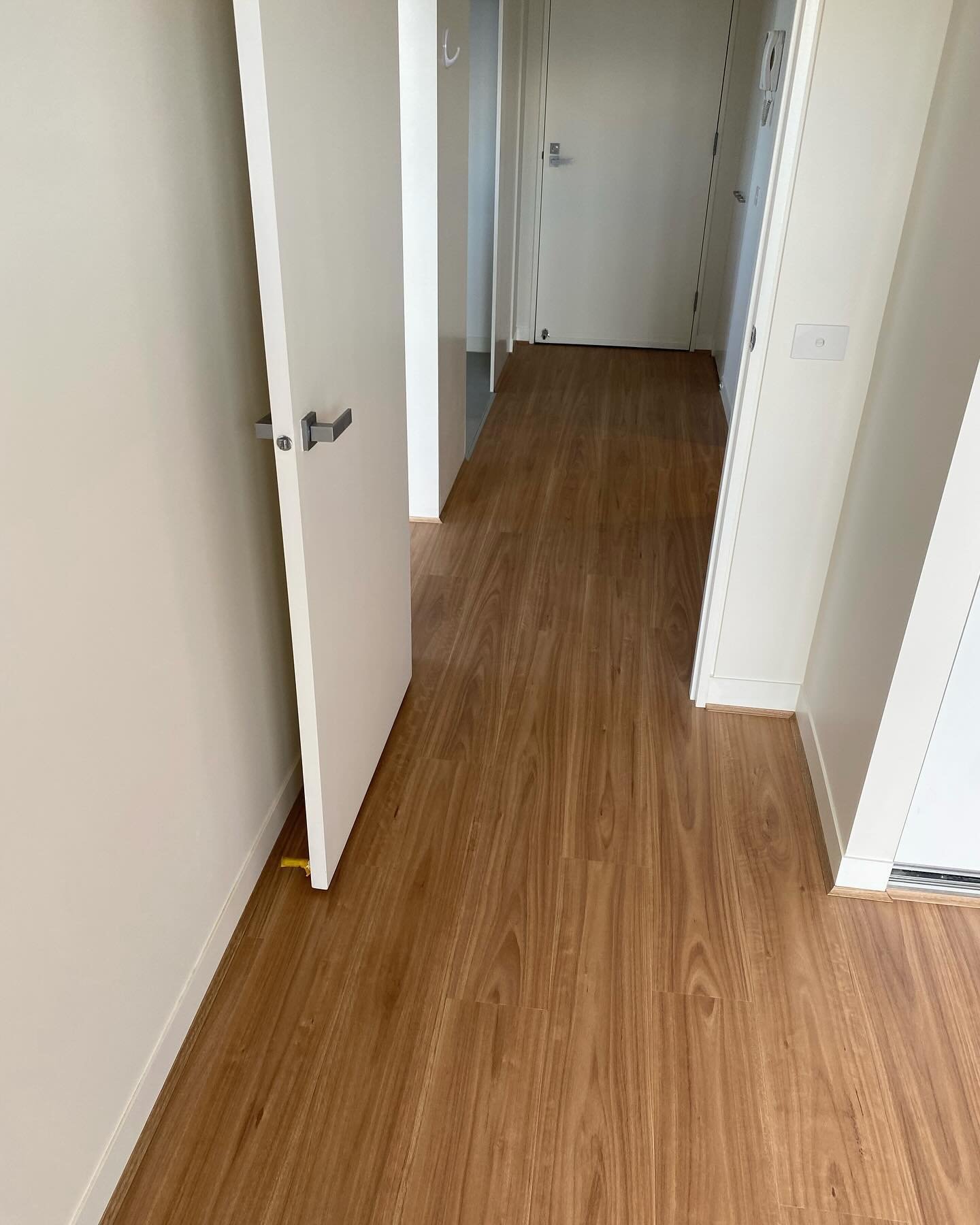 LAMINATE JOB COMPLETED  by Floorworld Camberwell. Looks fabulous!!! So easy to maintain, watertight, scratch resistant and perfect for apartments, retail,  rentals. #quickstep #blackbutt #laminate #style #camberwell #flooring #interiorflooring #shopl