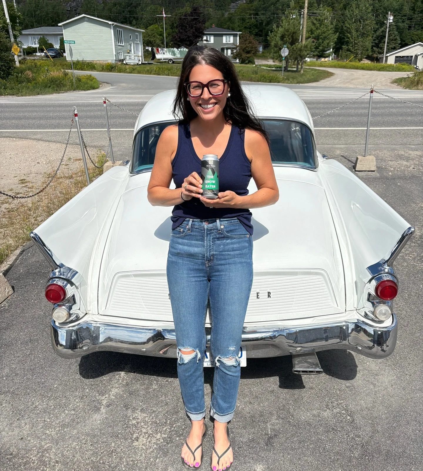 Throwback to sunnier days, a classic car, and a can of The Snow Eater &ndash; Stout in hand. Now that the cooler temps are here, this roasty, rich stout is exactly what you need to cozy up your evenings.
 
Who else is ready to embrace sweater weather