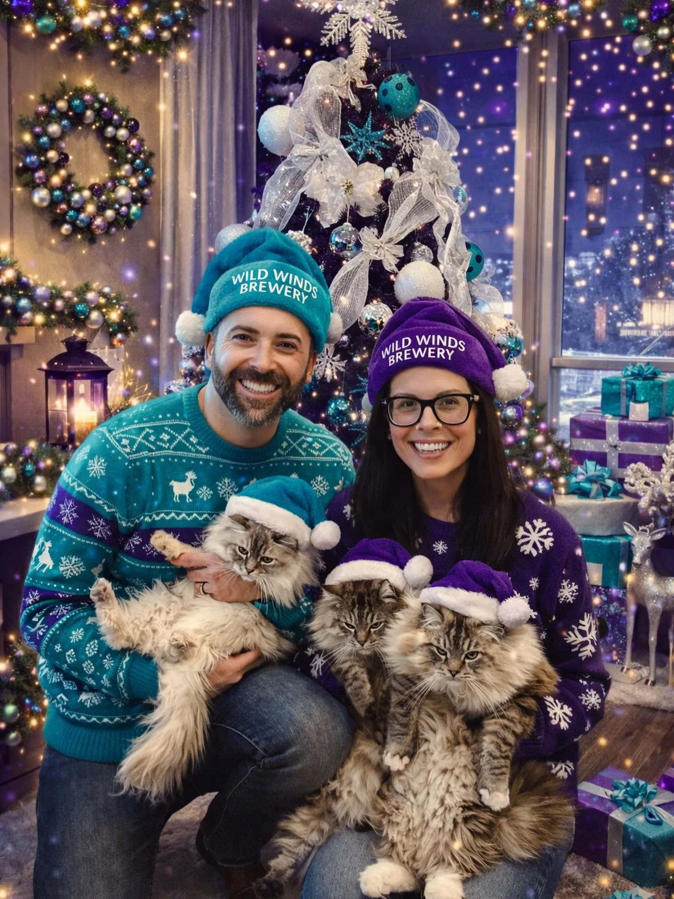 Happy Holidays, friends! Wishing our incredible community a season filled with good cheer, great company, and even better beer! Thank you for your continued support! Cheers! ❤️

And yes&mdash;we had a little fun to turn our photo into a festive holid