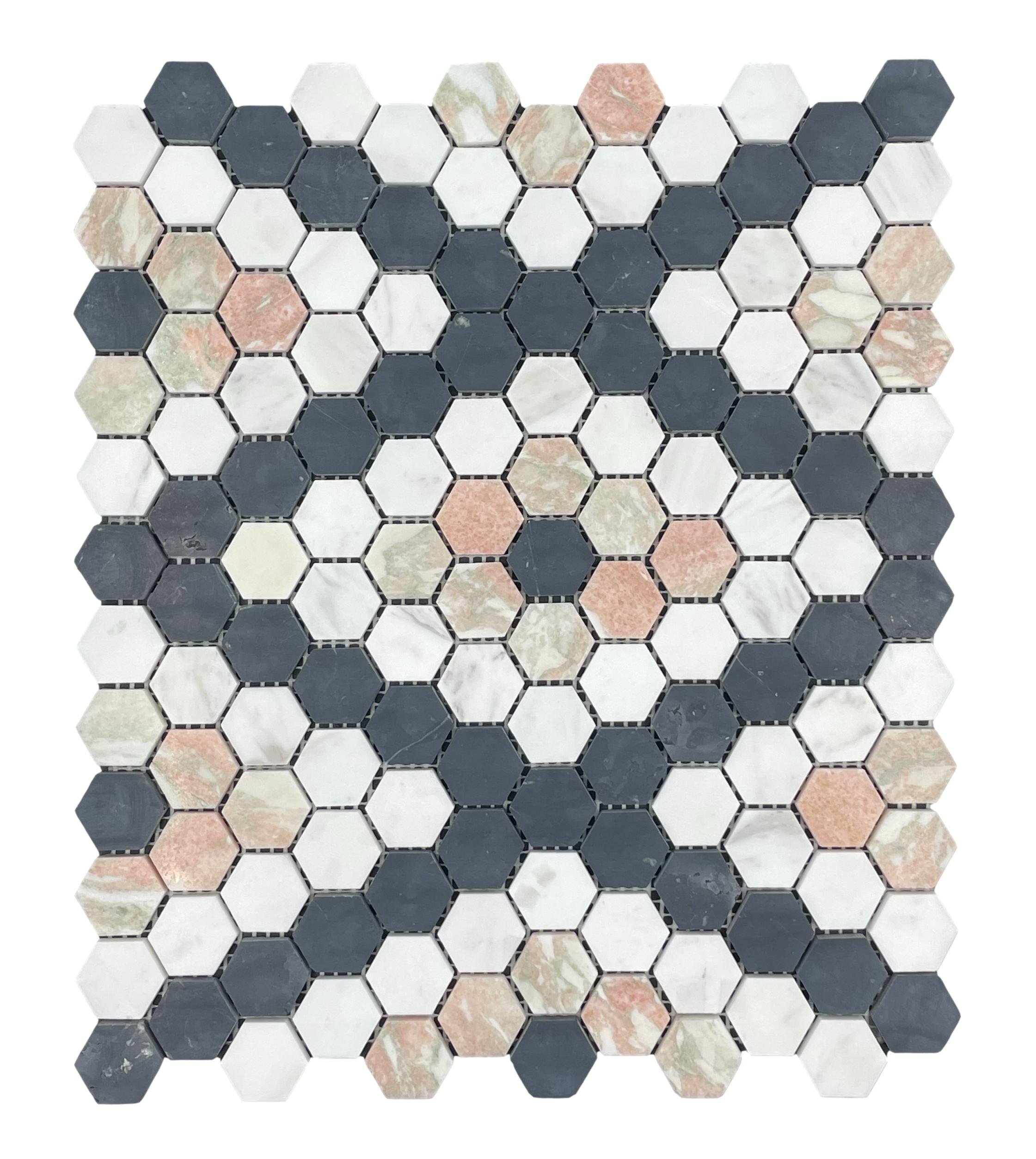 HEXAGON MIX MOSAICS Stone Collective .jpeg