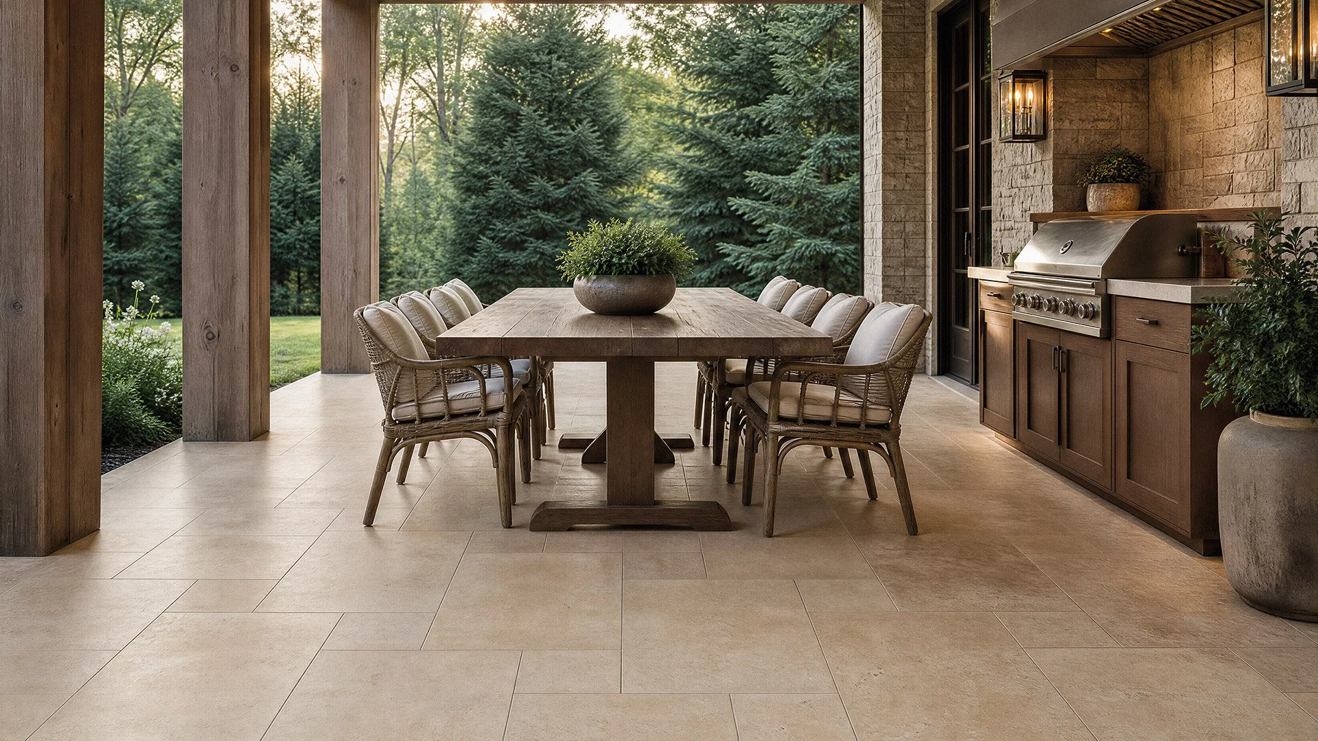 Sienna Beige Tumbled Porcelain