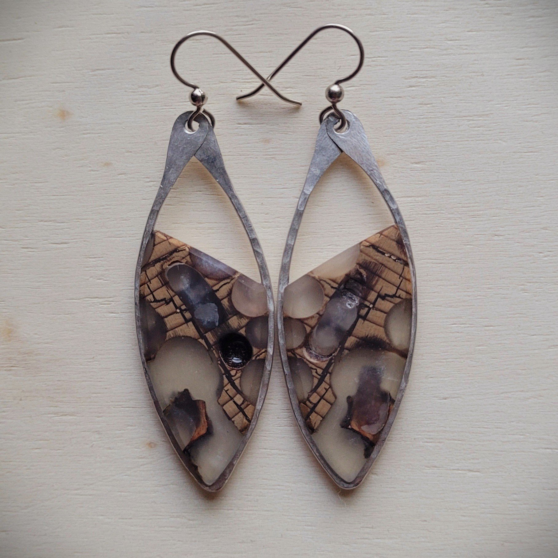Worm-wood Marquise Framed
