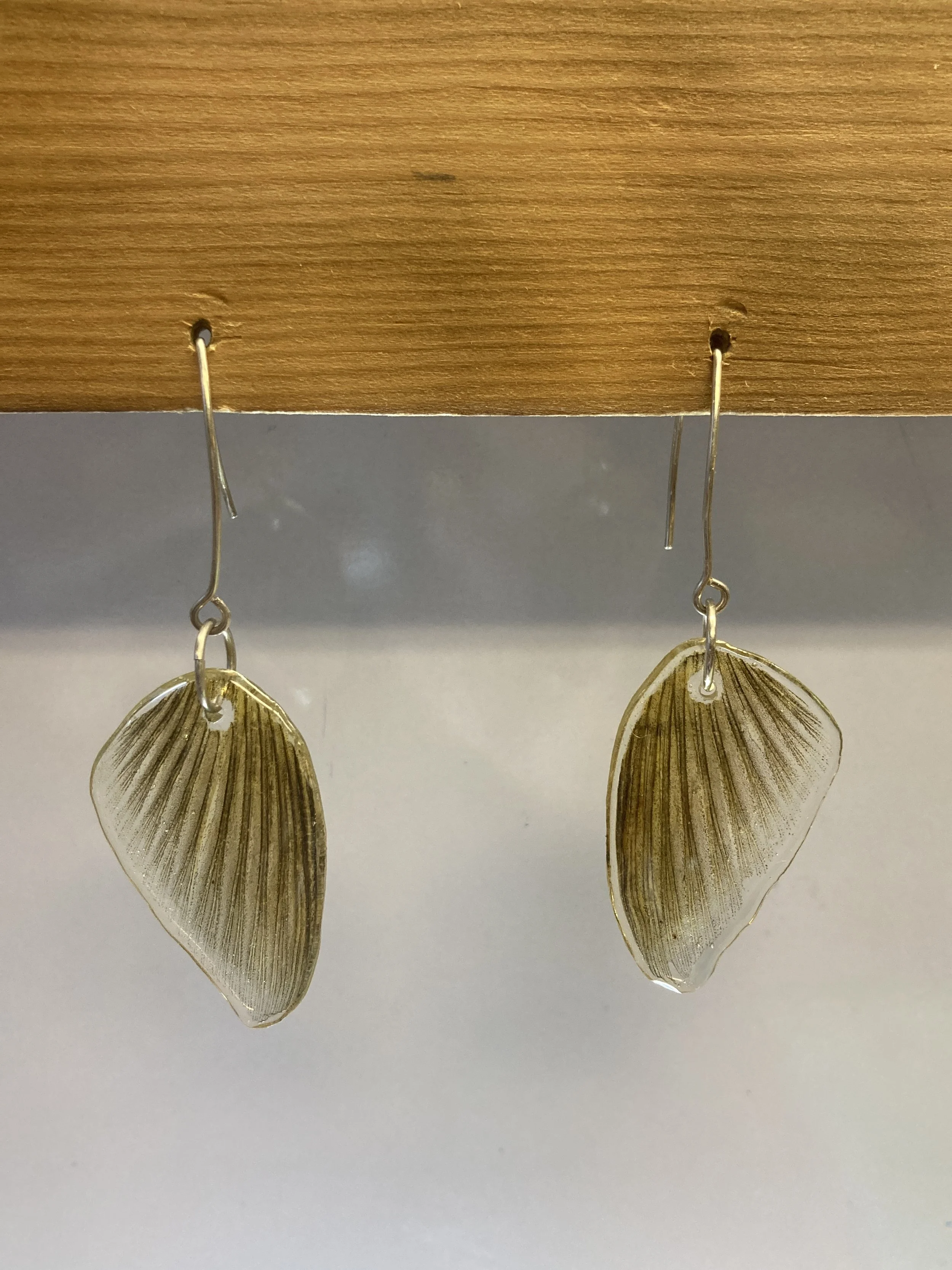 Arctic Grayling Fin Earrings