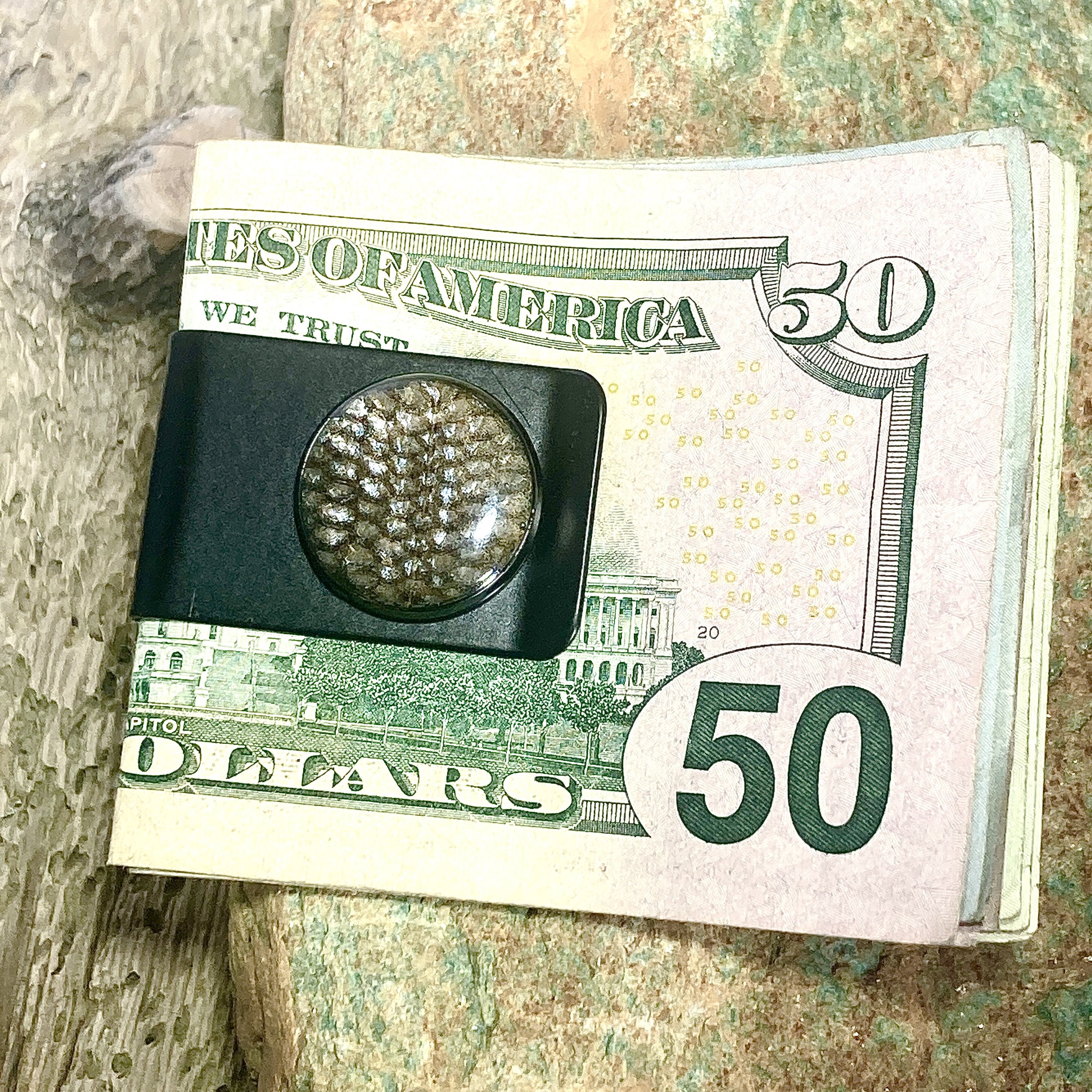 Matte Black Money Clip