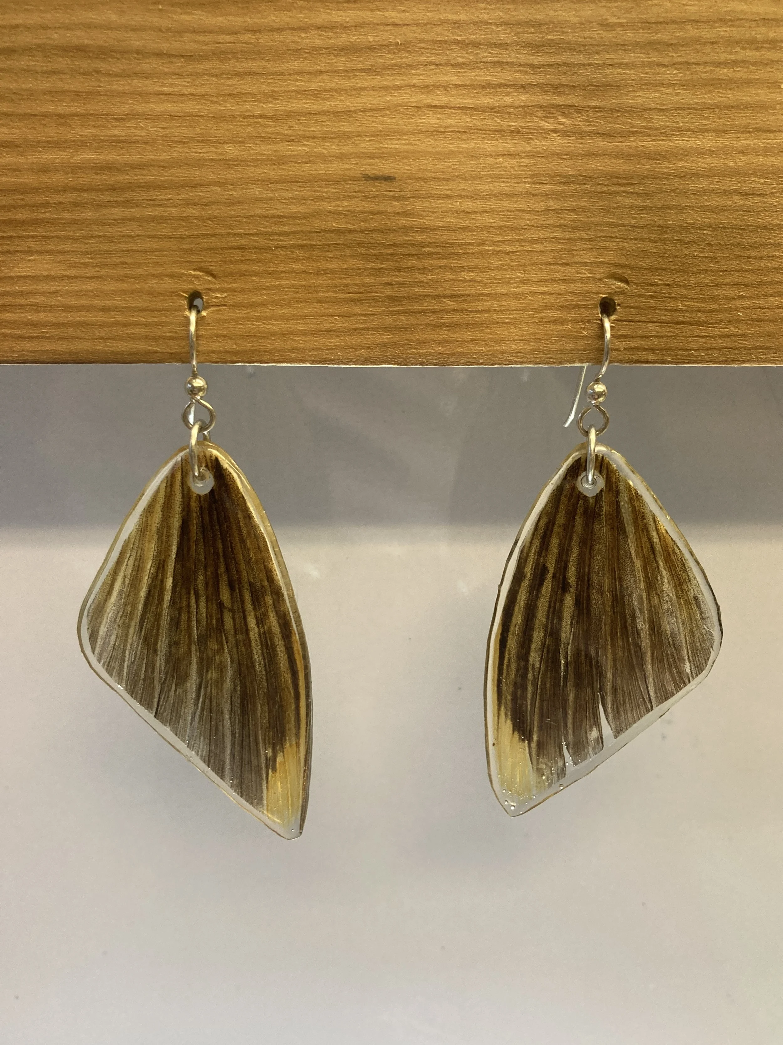 Chum Salmon Fin Earrings