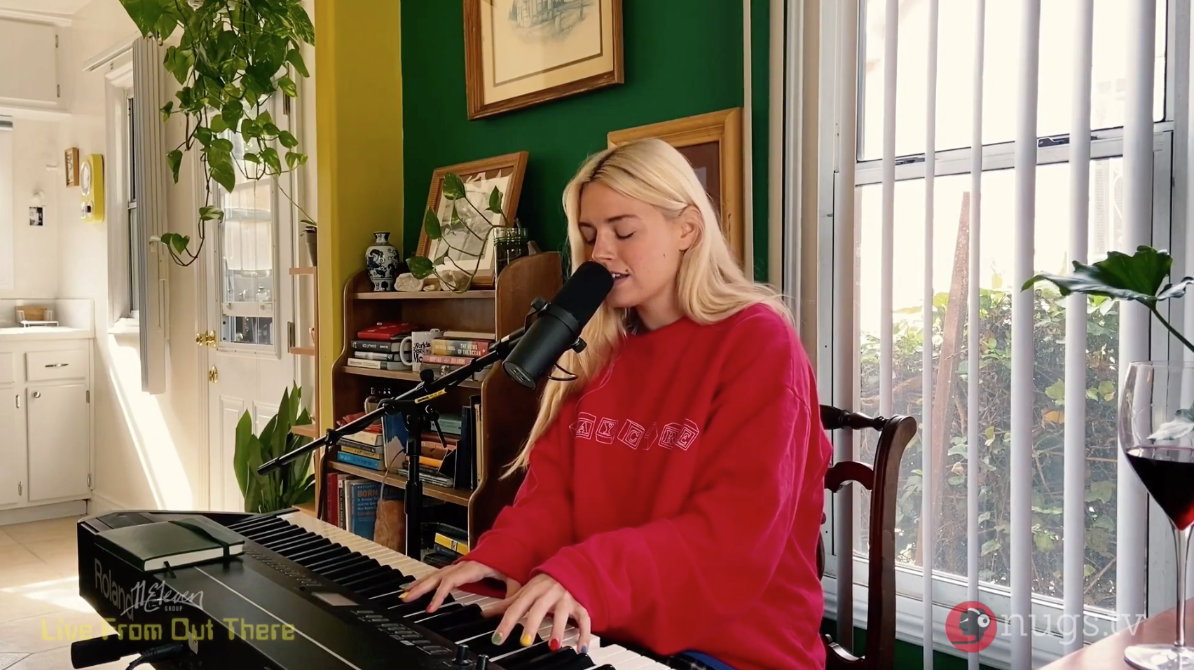 Ashe @ashemusic performing a special solo set right from her living room.