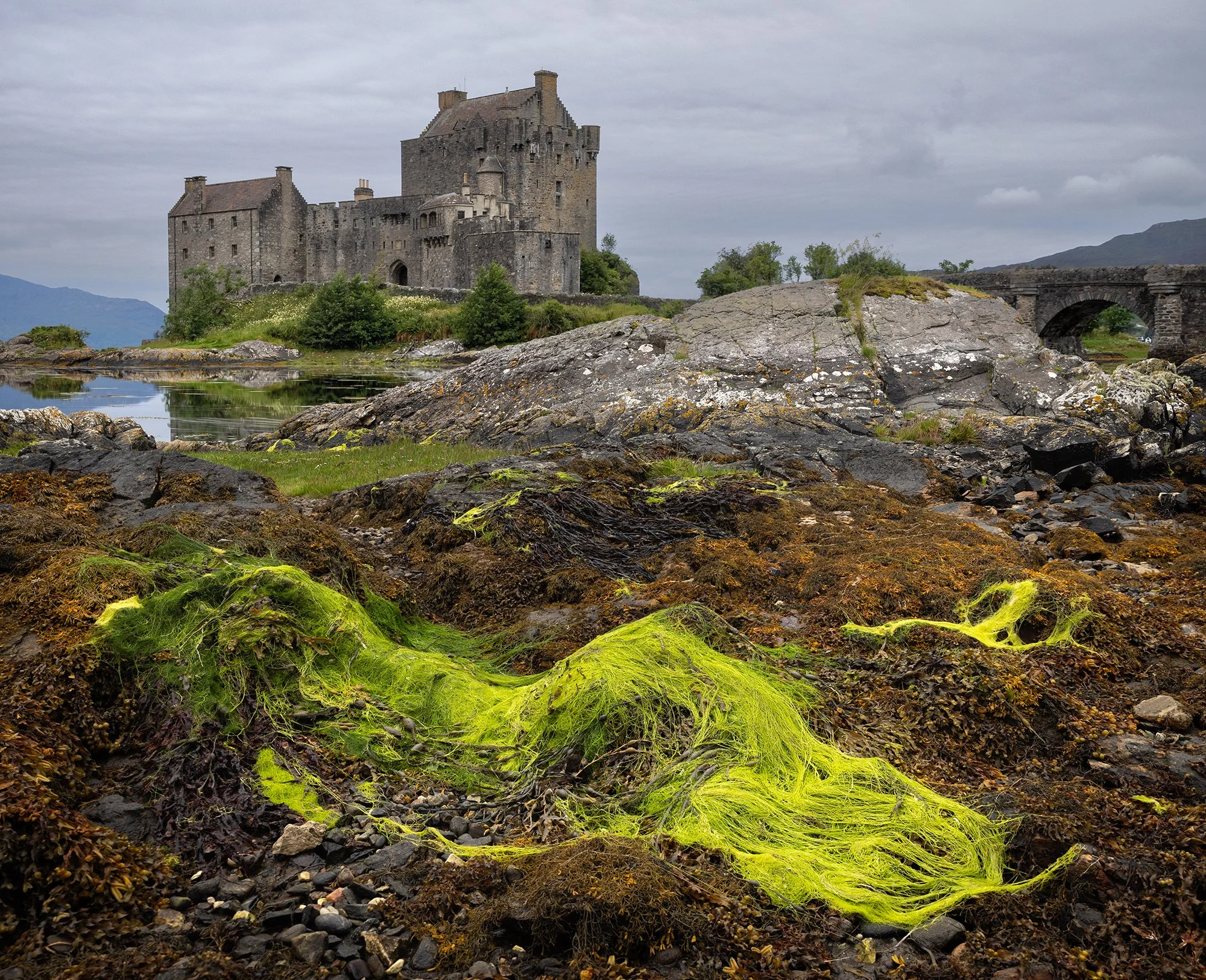 Perspective Blend of Eilean Donan Castle