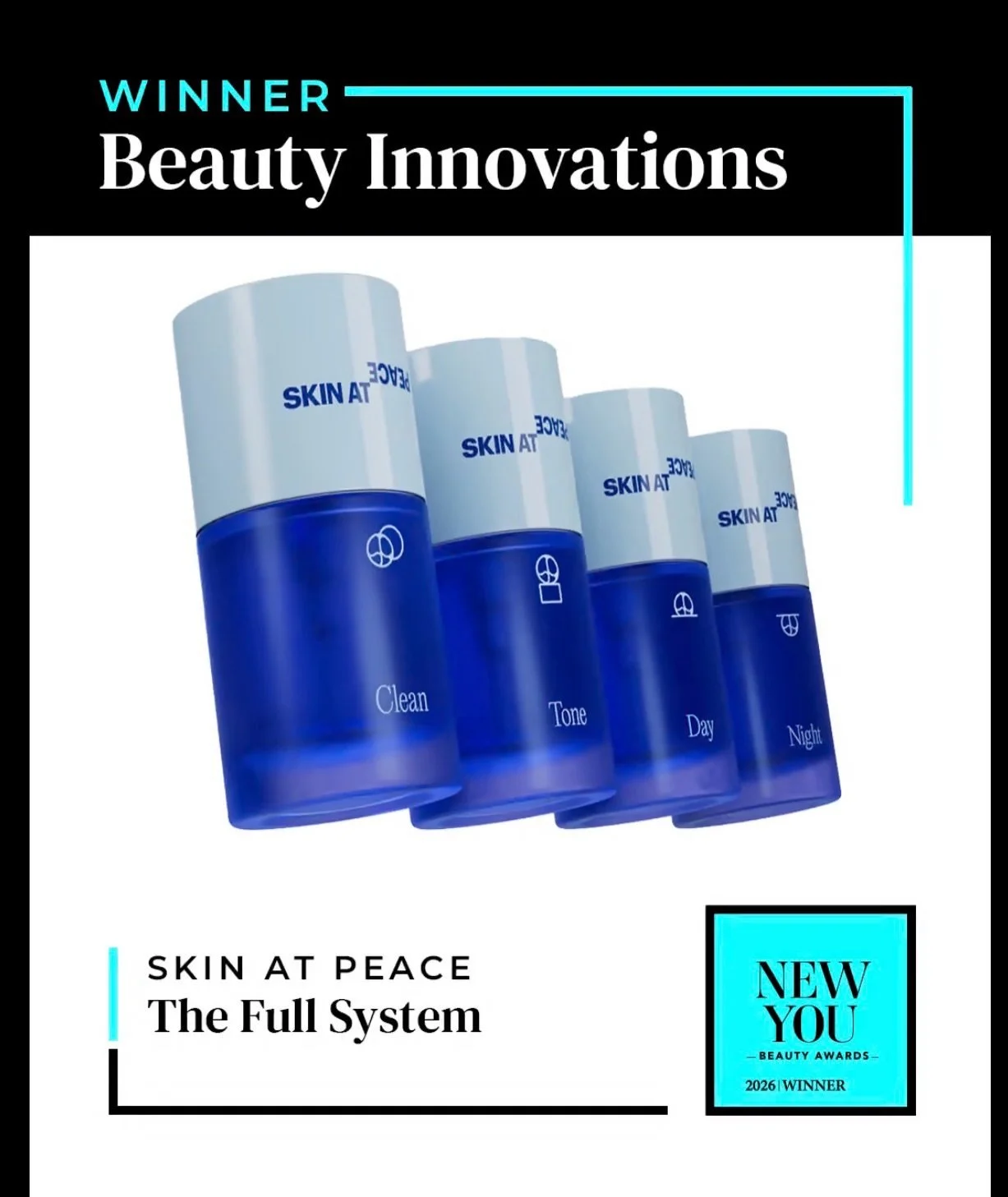 Congratulations to Skin at Peace on being named a 2026 NEW YOU Beauty Innovations Award winner!

Skin at Peace is made fresh in small batches right here at Caroline Station. The result is skincare with no preservatives, no unnecessary stabilizers, an