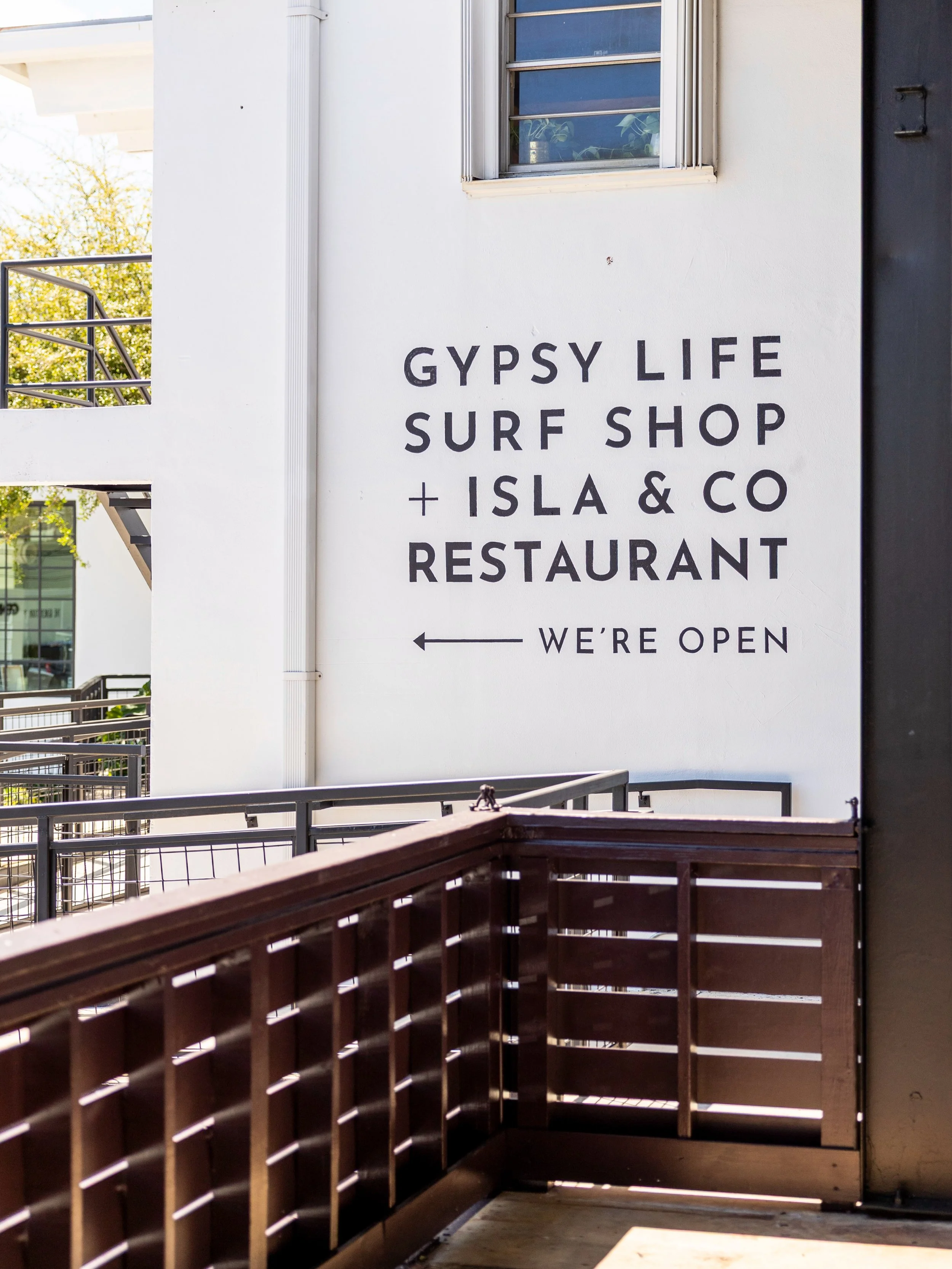 Things are taking shape at the West Palm Beach Exchange, but there&rsquo;s still plenty happening in this corner of Caroline Station.

While construction continues, Isla &amp; Co. and Gypsy Life Surf Shop remain open and welcoming guests. Stop in for
