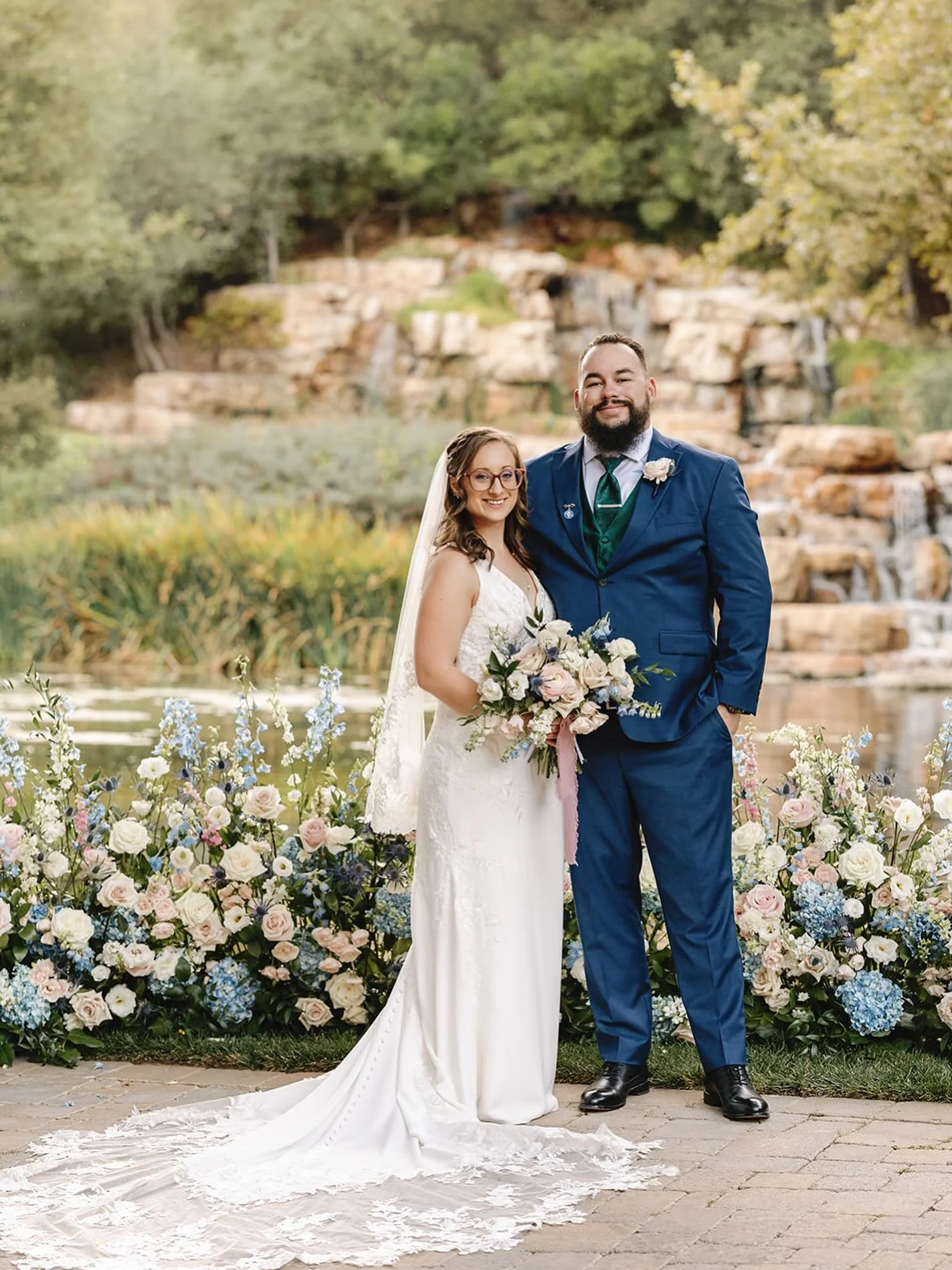 Our stunning bride Tami!!! We had the honor of creating her hair and makeup look for her wedding day. She chose a soft, natural glam paired with a romantic half-up style featuring soft curls and a delicate braided detail. 💕

Her celebration took pla