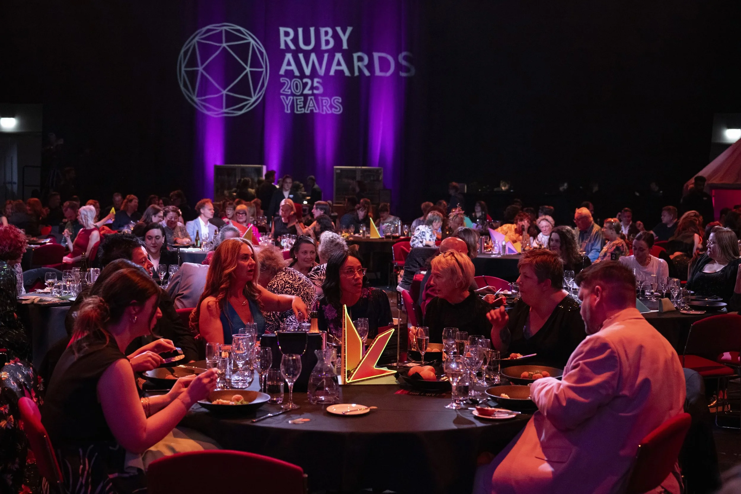 Ruby Awards 2025 image courtesy of CreateSA #RubyAwards and #CreateSA. Sam Oster and Ben Searcy