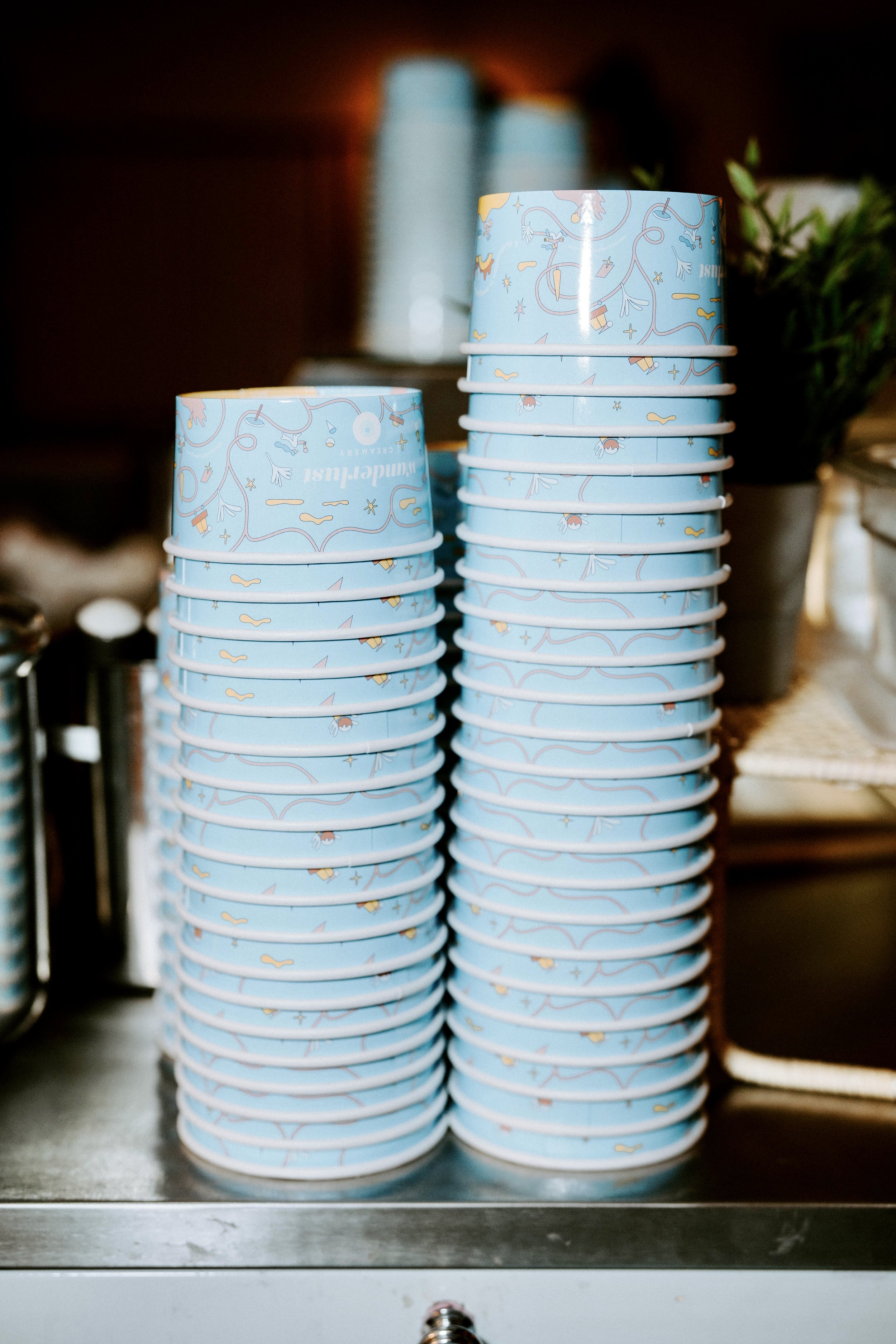 Our branded cups are provided at every event!