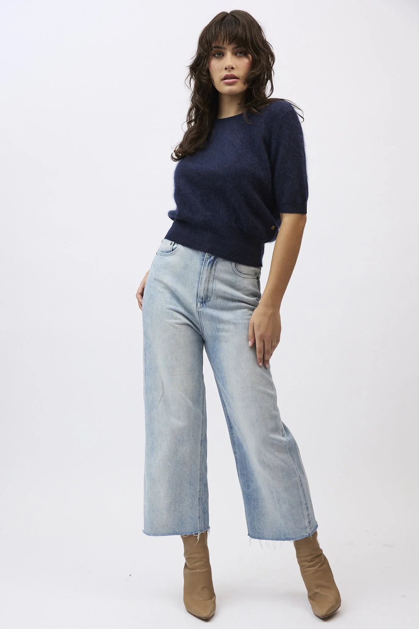 MIA FRATINO | MIDNIGHT BIRDIE TOP.