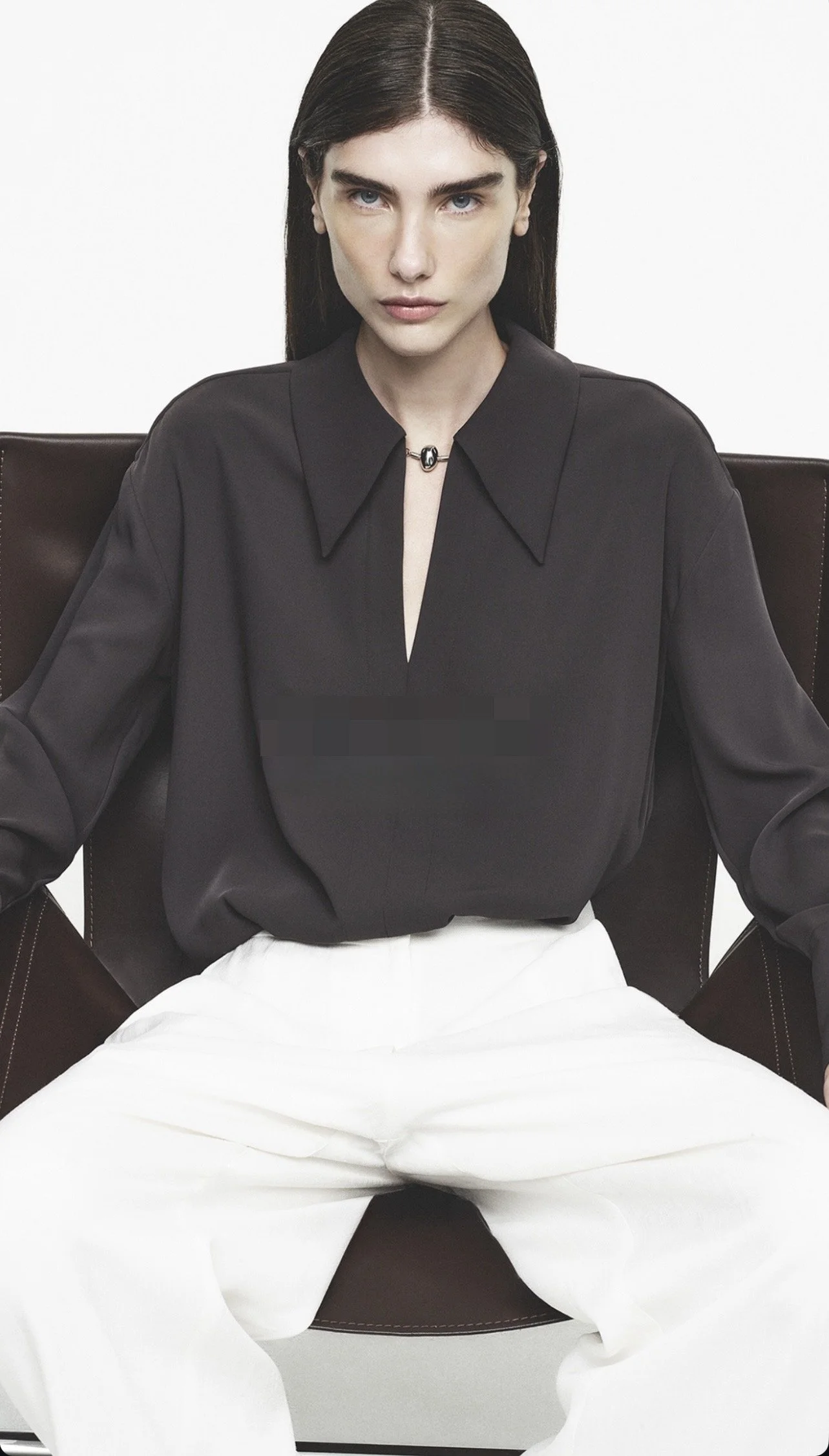 ELKA COLLECTIVE | MILLICENT CHOCOLATE SHIRT.