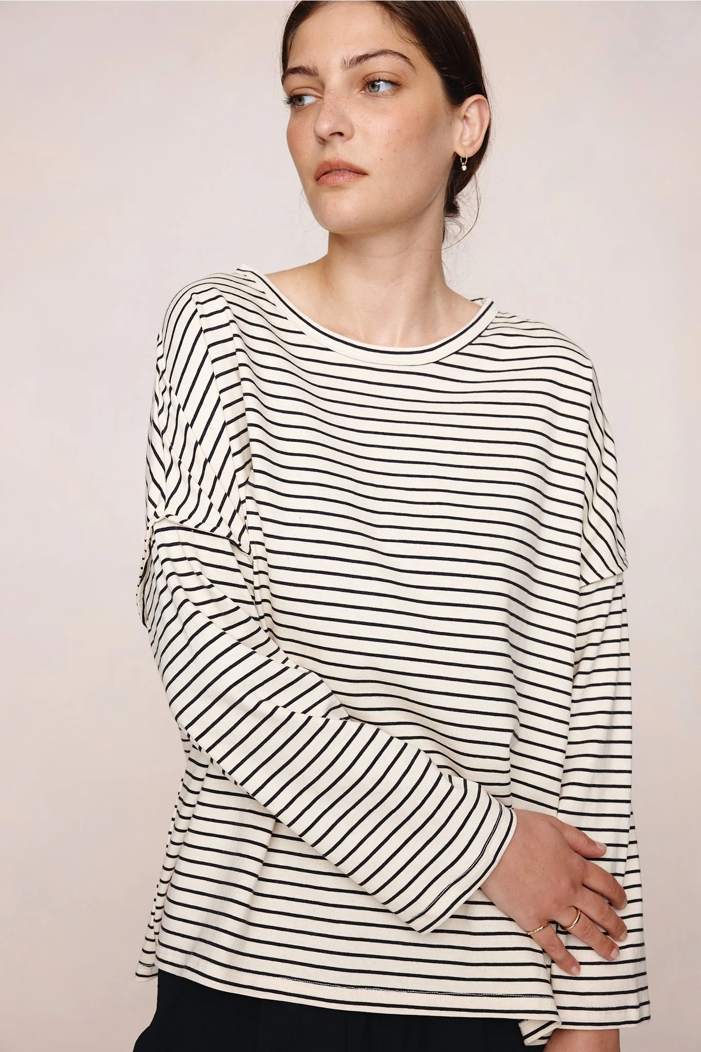 YELENA TOP IVORY BLACK STRIPE5.jpeg