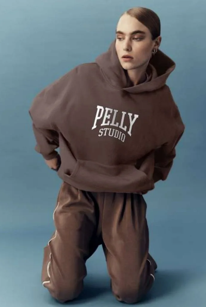 ENA PELLY |  MOCHA HOODIE.
